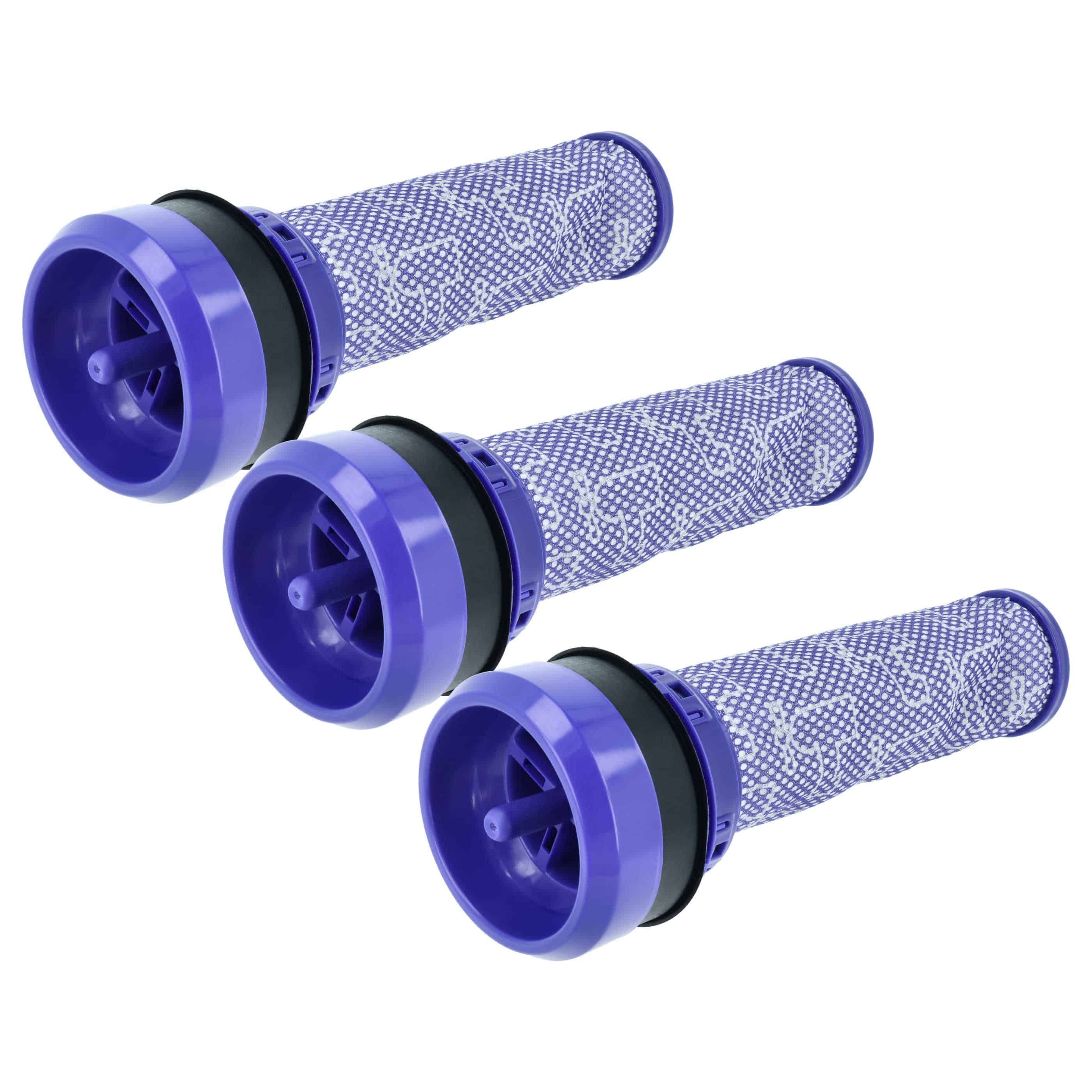 3x Filtre remplace Dyson 923413-01, 92341301 pour aspirateur - filtre pré-moteur