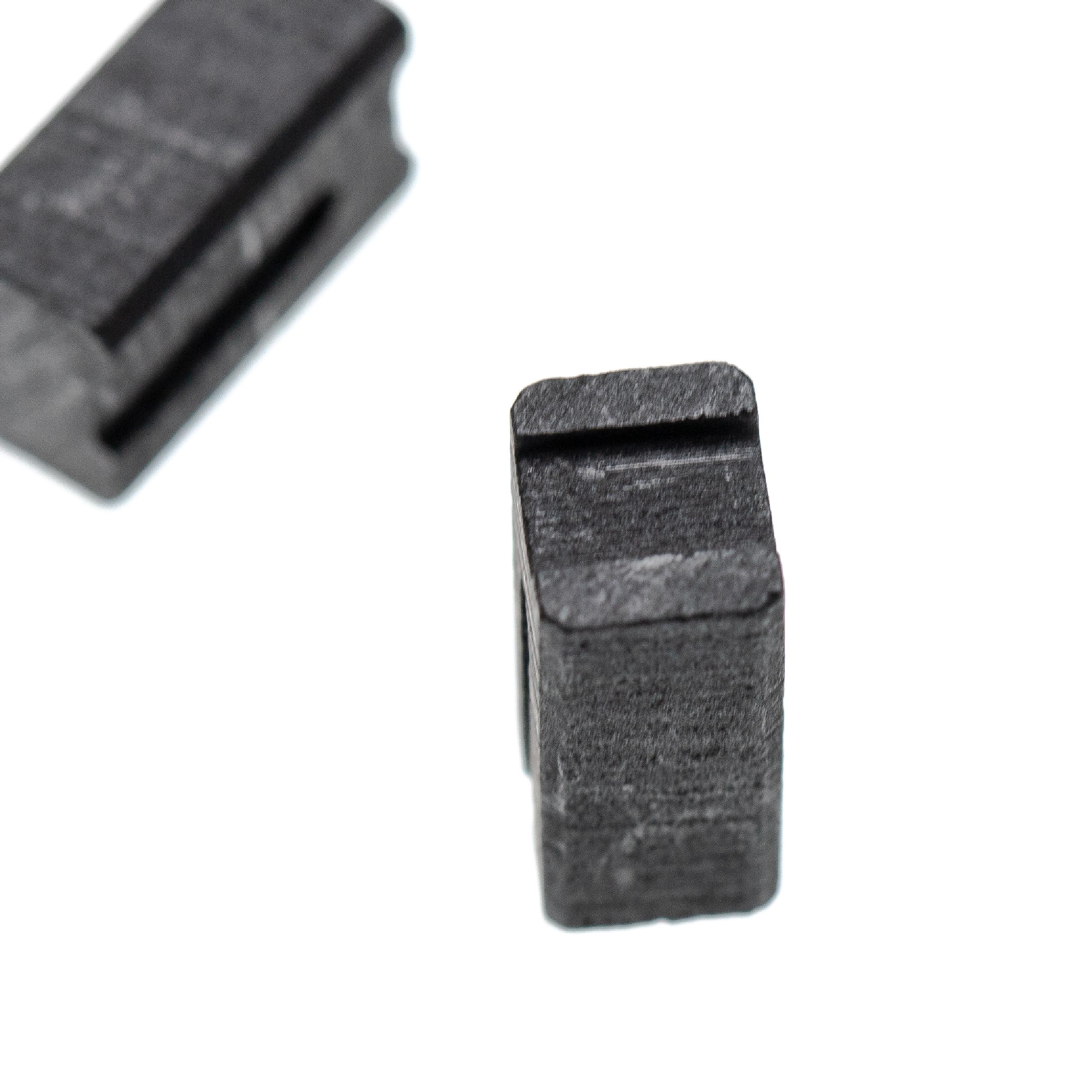 2x Balais de charbon remplace Dewalt 176846-03, 176846-02 pour outil électrique - 13,2 x 6,2 x 7,9mm
