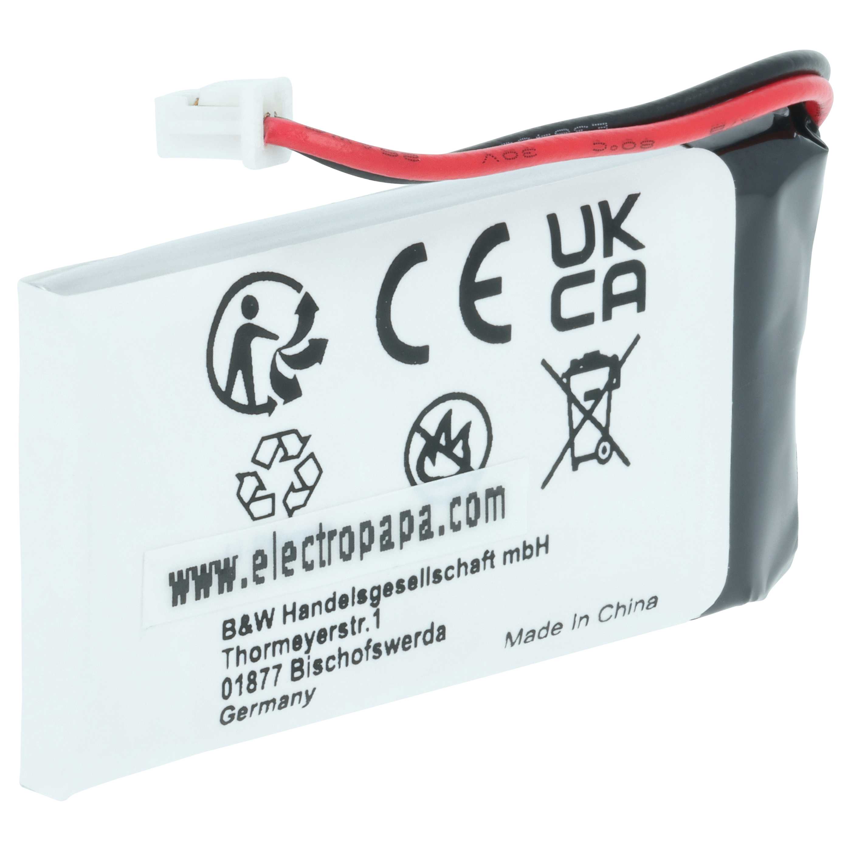 Batterie remplace Mitel 50006764, 50005711 pour téléphone Mitel - 240mAh 3,7V Li-polymère