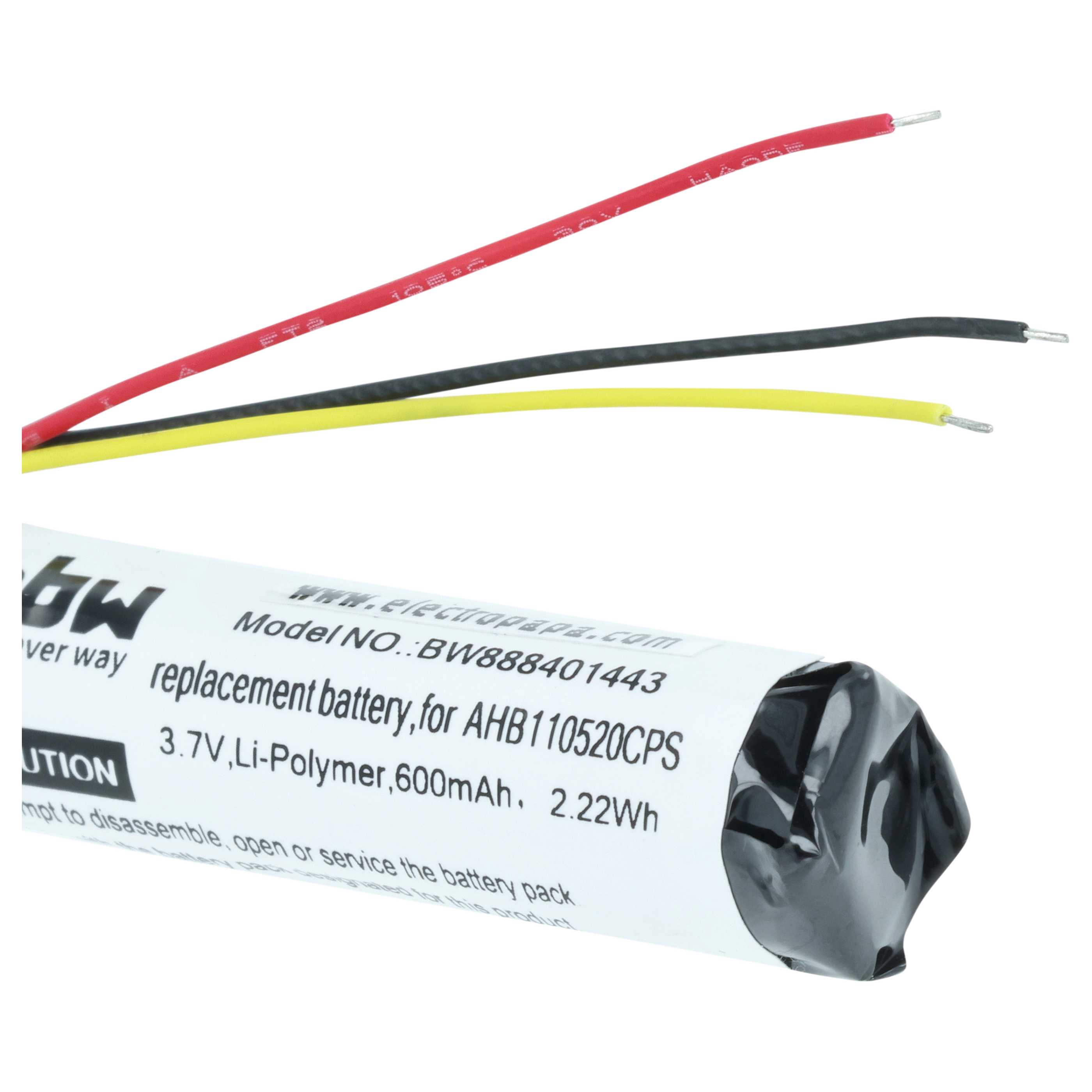 Akumulator do słuchawek bezprzewodowych zamiennik Bose AHB110520CPS - 400 mAh 3,7 V LiPo
