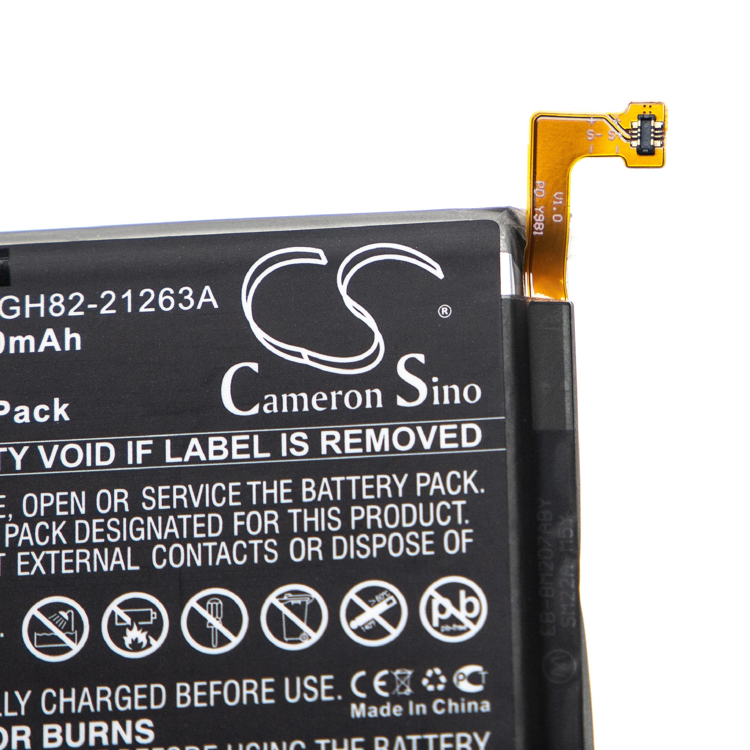 Batterie remplace Samsung GH82-21263A, EB-BM207ABY pour téléphone portable - 5900mAh, 3,85V, Li-polymère
