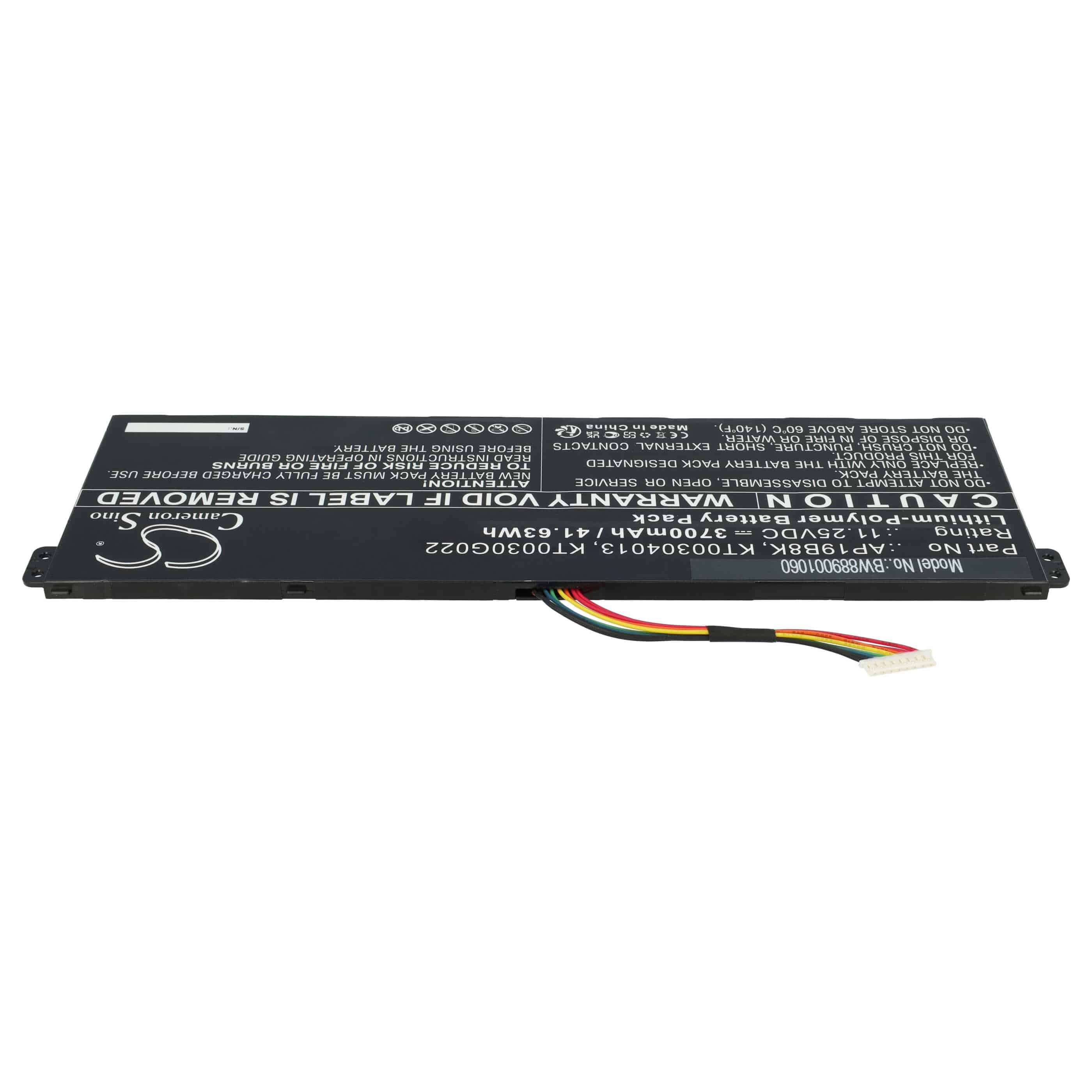 Akumulator do laptopa zamiennik Acer KT0030G022, KT00304013, AP19B8K, AP18C4K - 3700 mAh 11,25 V LiPo