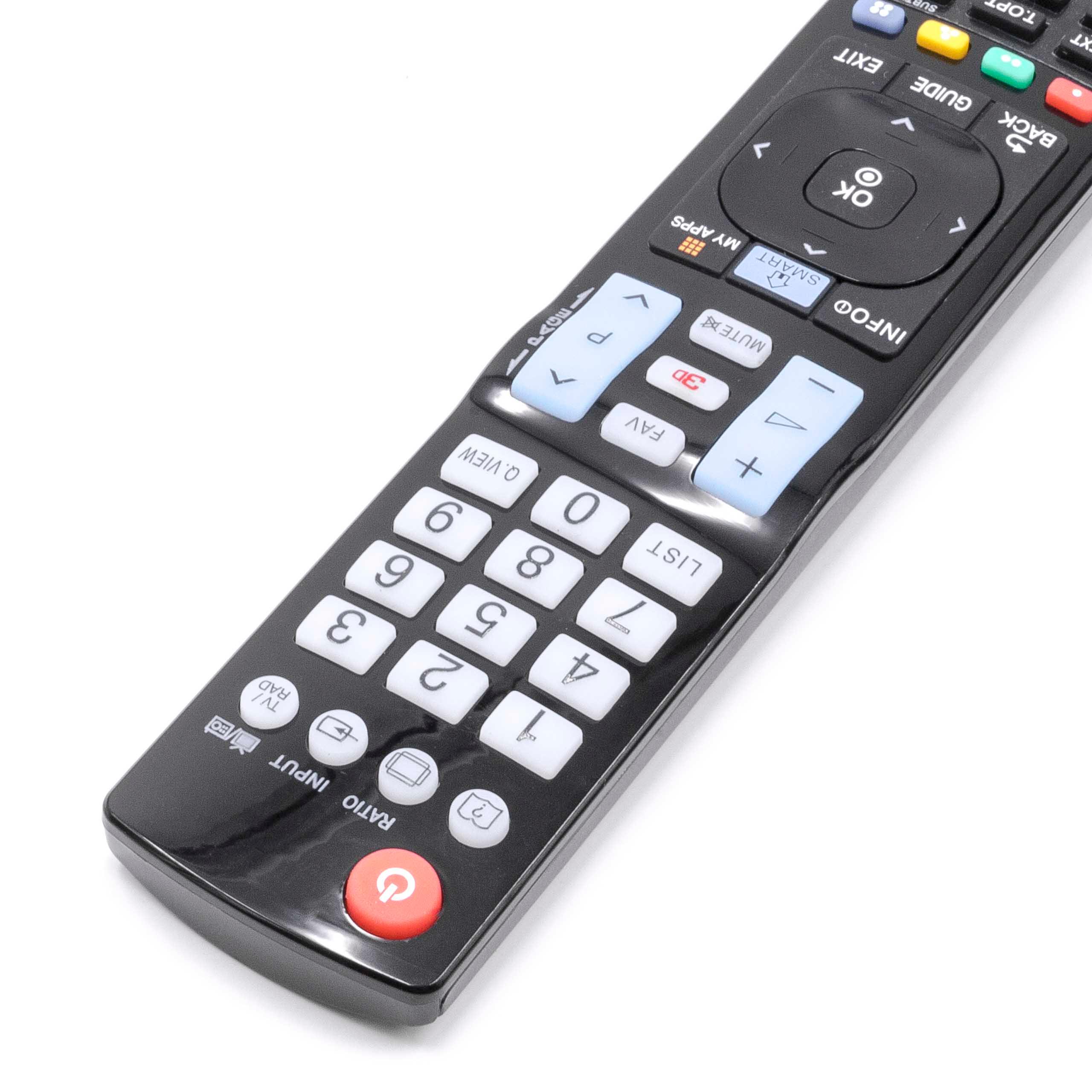 Remote Control replaces LG AKB73756504 for LG TV