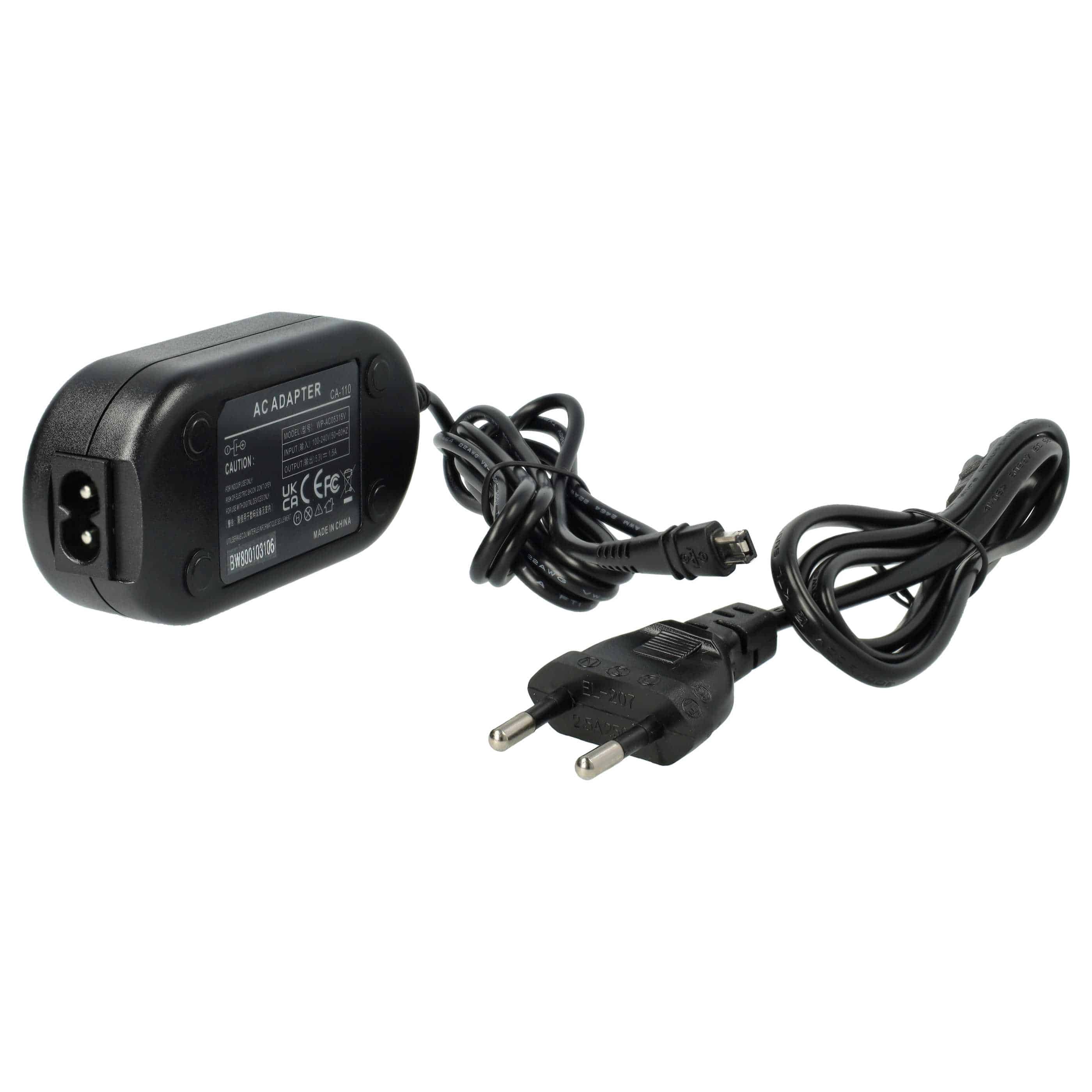 Power Supply replaces CA-110CA-110E for Camera - 2 m, 5.3 V 1.5 A