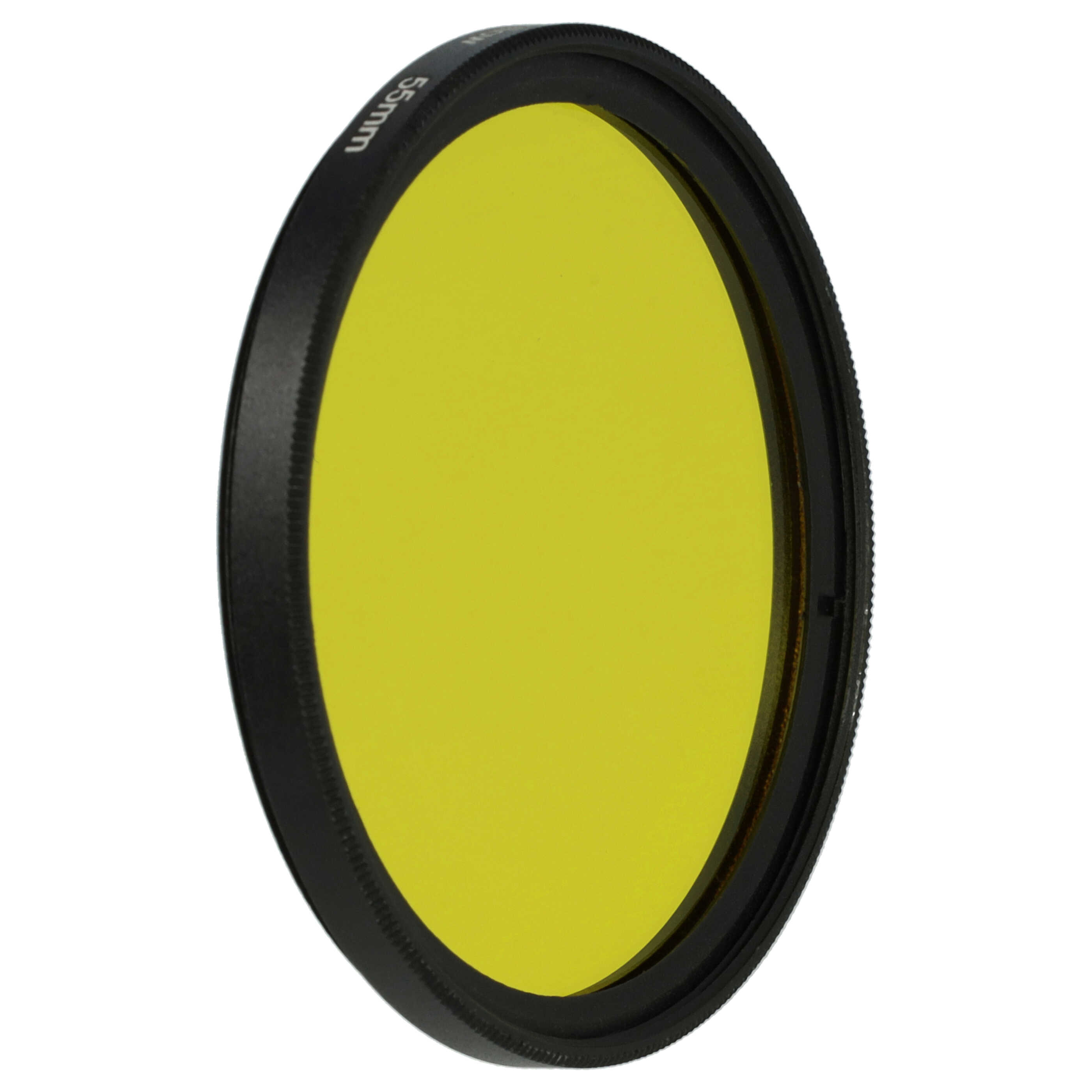Filtro de color para objetivo de cámara con rosca de filtro de 55 mm - Filtro amarillo
