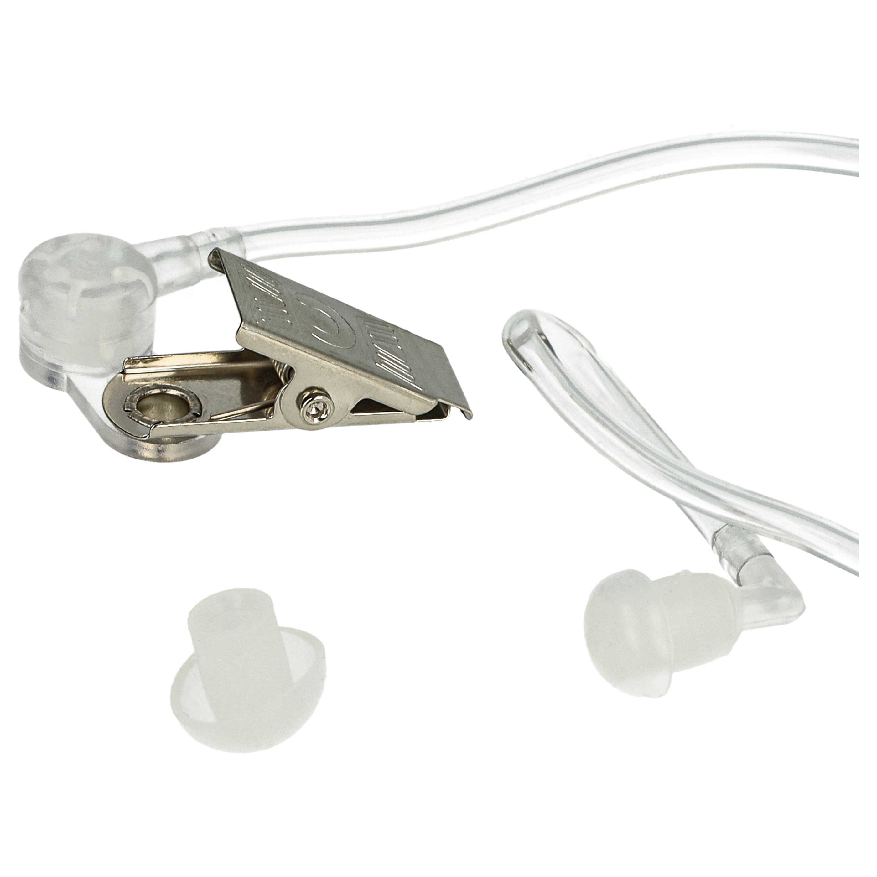 Auriculares para transceptor Kenwood, Baofeng Pro-Talk + botón llamada + clip + tubo acústico transparente