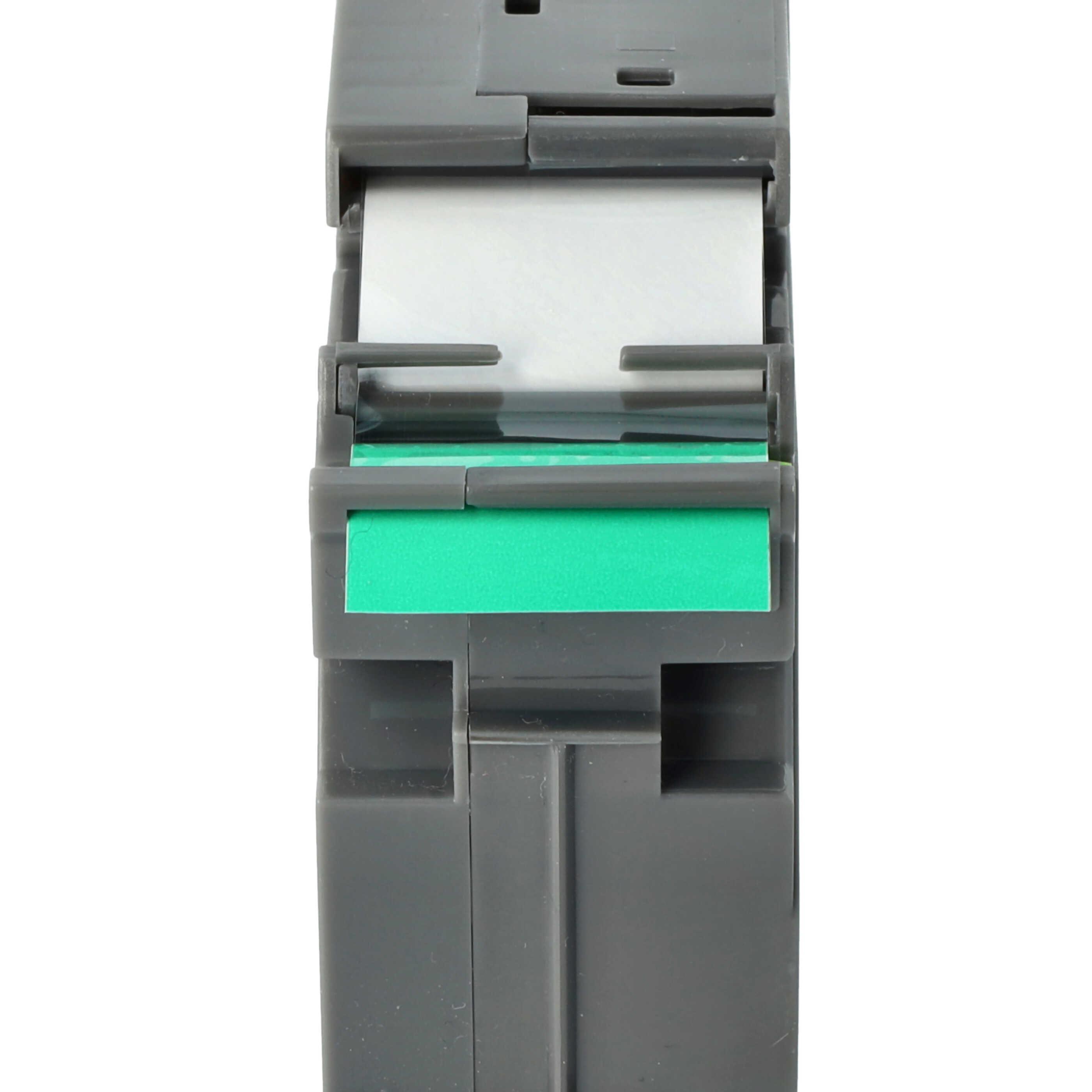 Label Tape replaces Brother TZE-755, TZ-755 - 24 mm White to Green