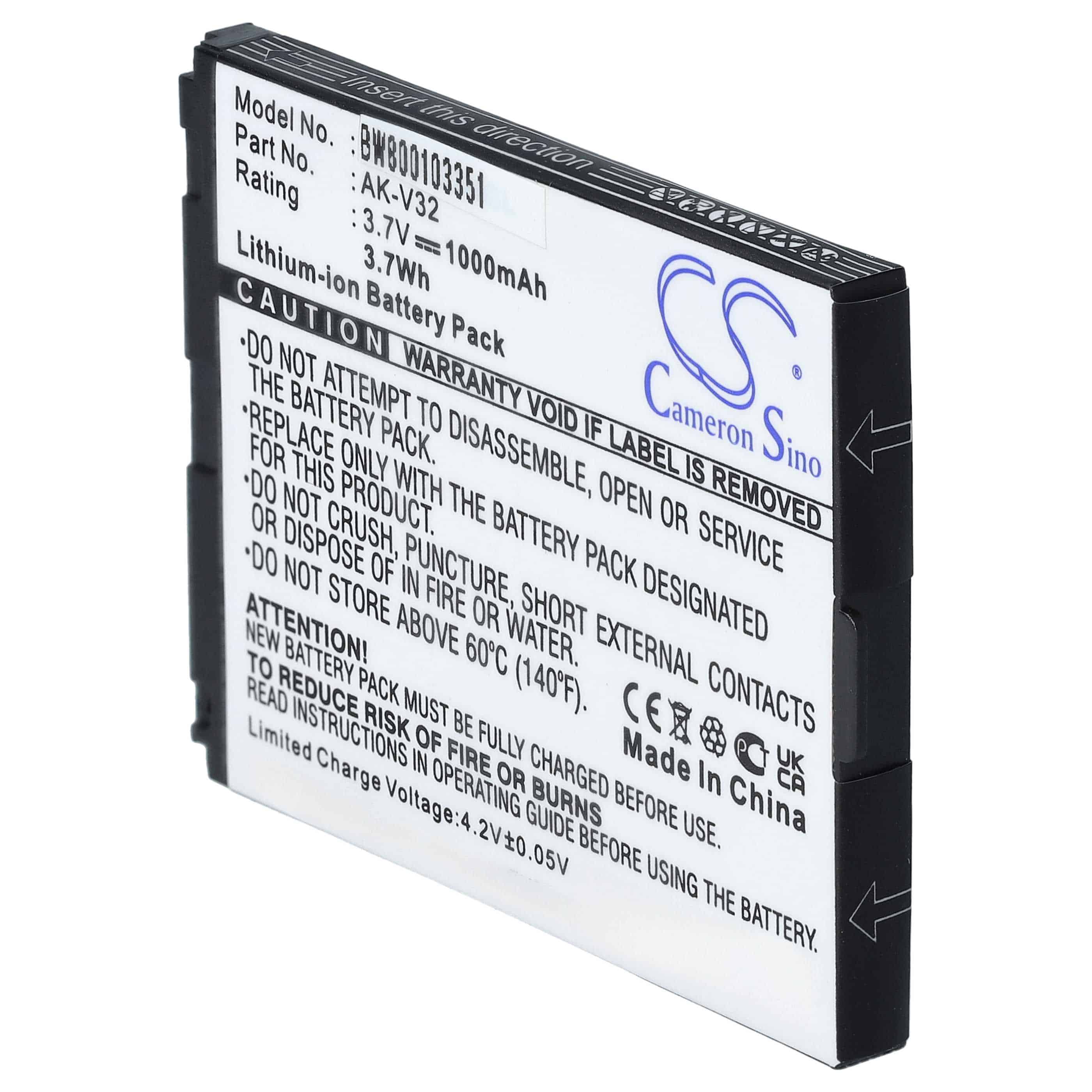 Akumulator do telefonu smartfona zamiennik Emporia AK-V32 - 1000 mAh 3,7 V Li-Ion