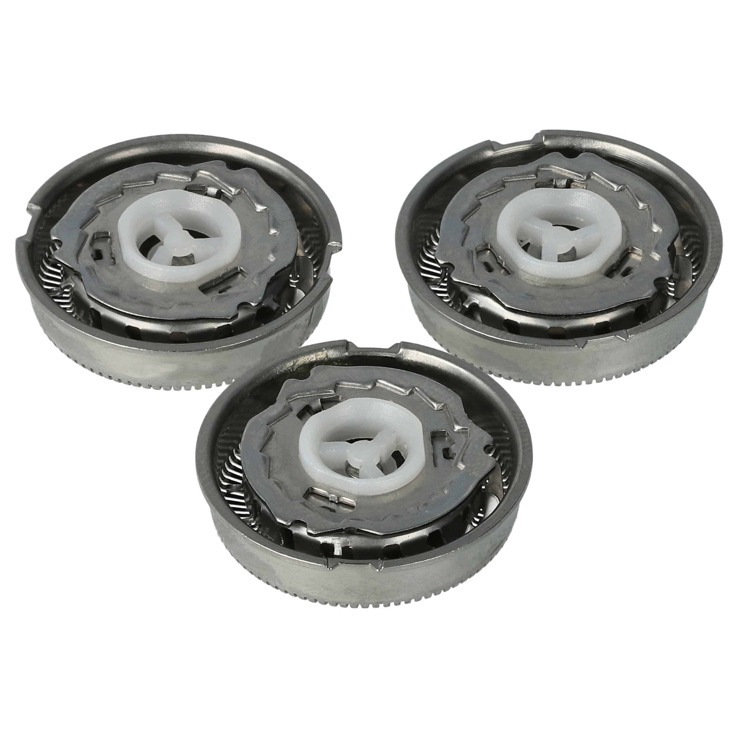 3x cabezales reemplaza Philips HQ4 para afeitadoras Philips - plata