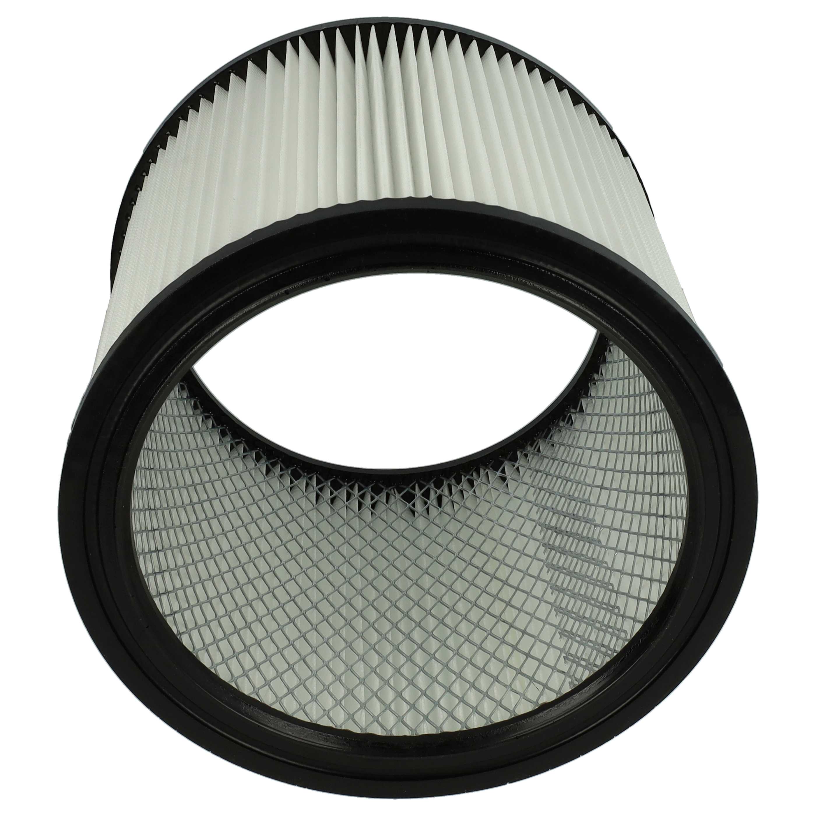 2x Filtro reemplaza ShopVac 126282903041, 026282290038 para aspiradora ShopVac filtro redondo, negro / blanco