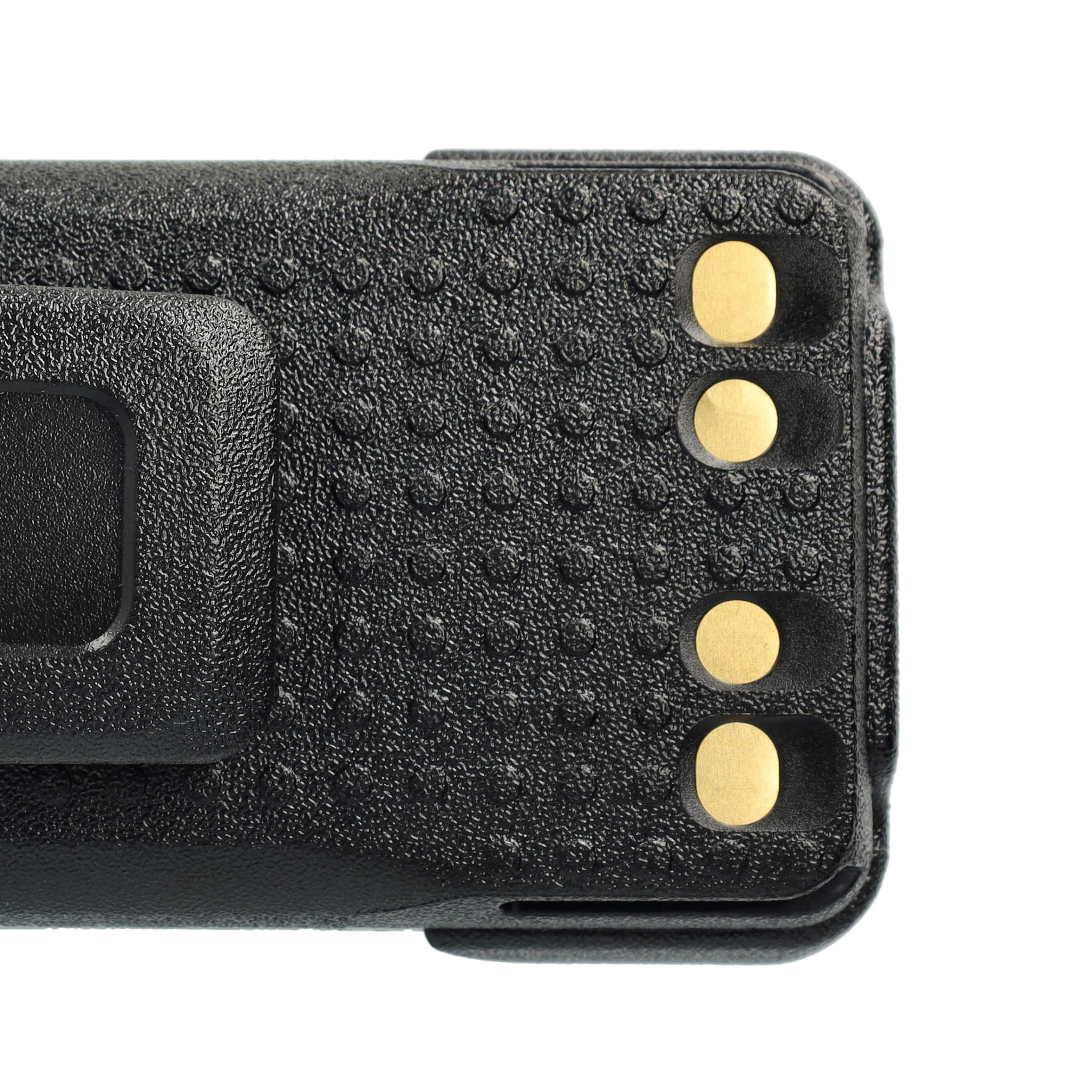 Radio 2x Battery replaces Motorola PMNN4416, PMNN4415AR, PMNN4415, PMNN441 - 2600 mAh 7.4 V Li-Ion + Belt Clip