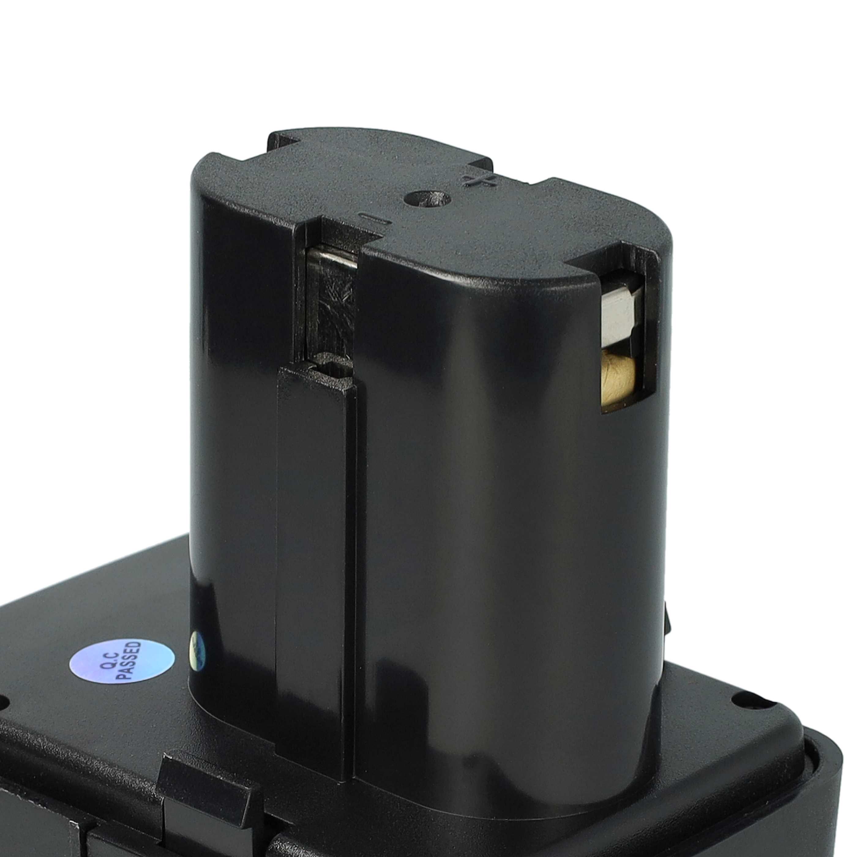 2x Battery replaces Gesipa CPT12/2 EHD Blind Rivet Gun - 3500 mAh, 12 V, NiMH