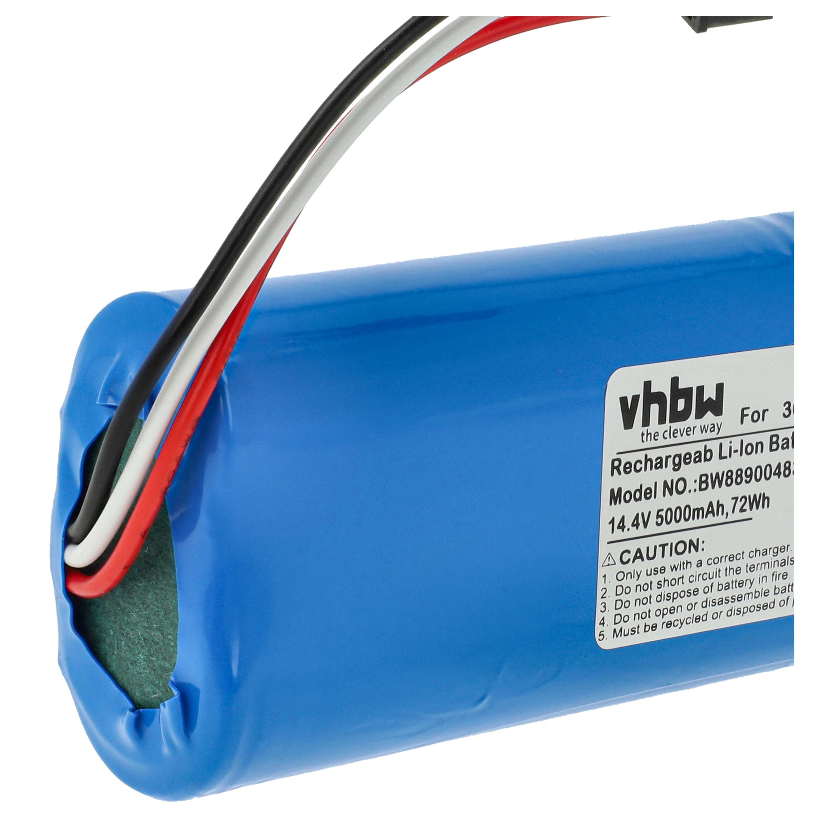 Battery replaces Philips C1048A2 for Philips 5000mAh, 14.4V, Li-Ion