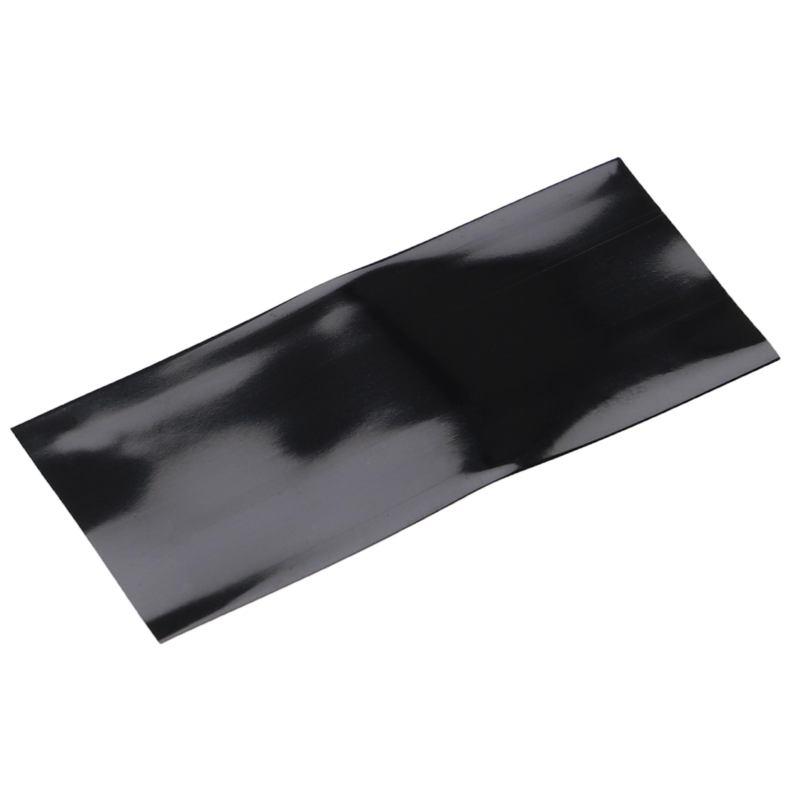 10x Heat Shrink Tubing Suitable for 18650 Battery Cells - Shrink Wrap Black