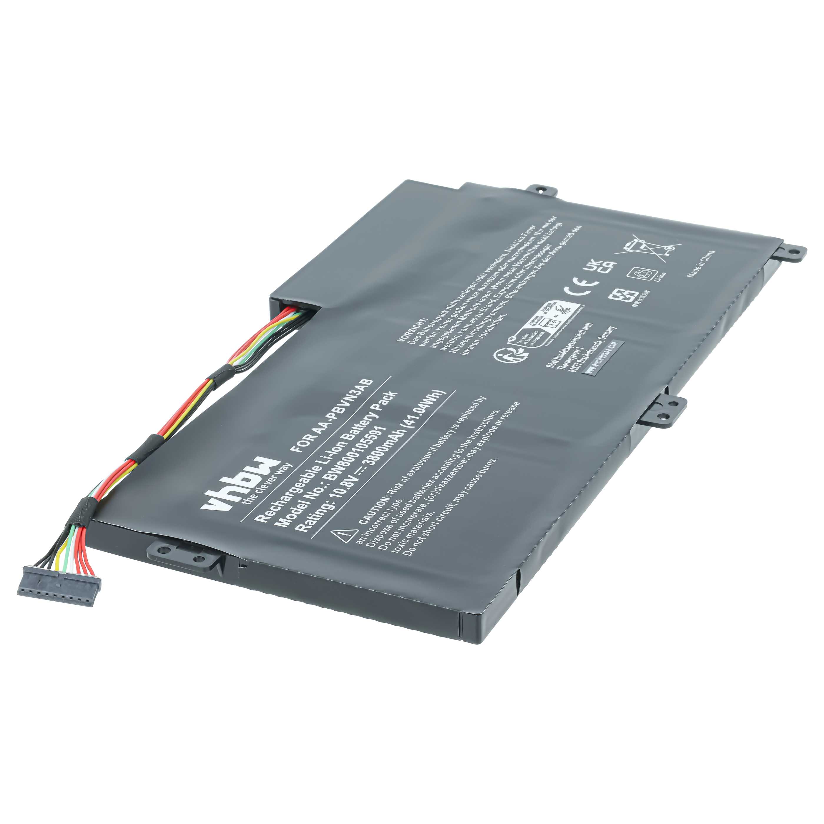 Akumulator do laptopa zamiennik Samsung AA-PBVN3AB, BA43-00358A - 3800 mAh 10,8 V Li-Ion, czarny