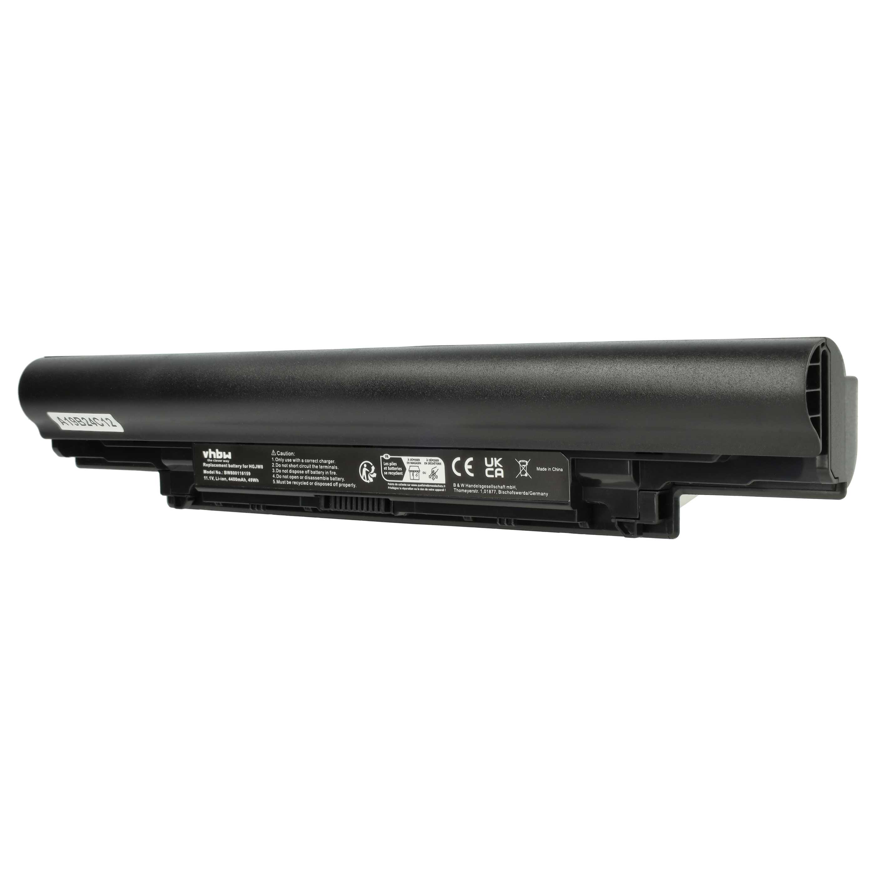 Akumulator do laptopa zamiennik Dell 451-12177, 451-12176, 3NG29, 451-BBIY - 4400 mAh 11,1 V Li-Ion, czarny