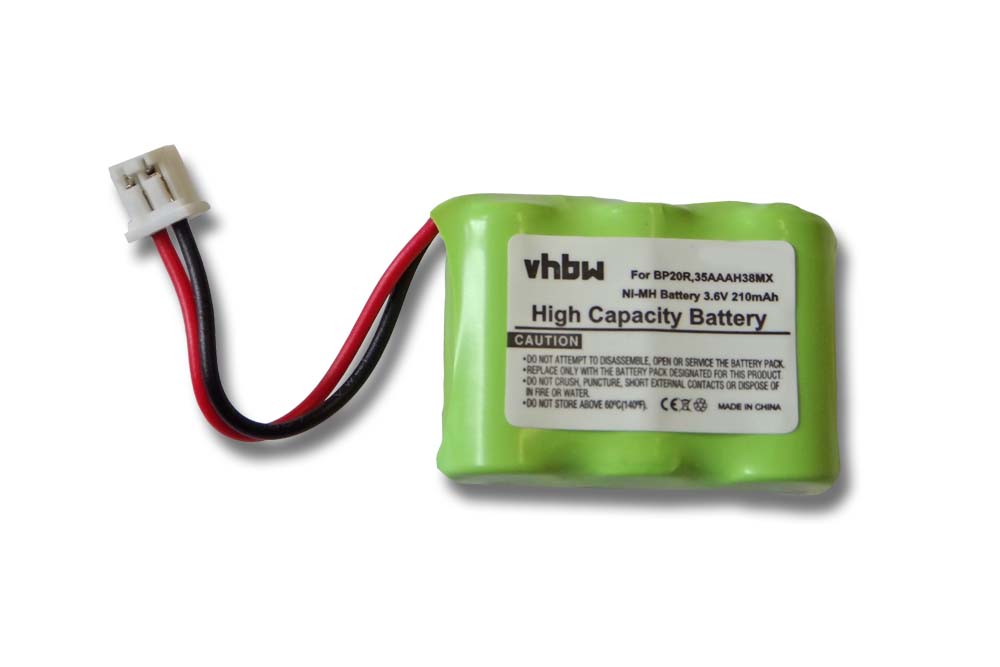 Dog Trainer Battery Replacement for Dogtra 35AAAH3BMX, BP20R - 210mAh 3.6V NiMH
