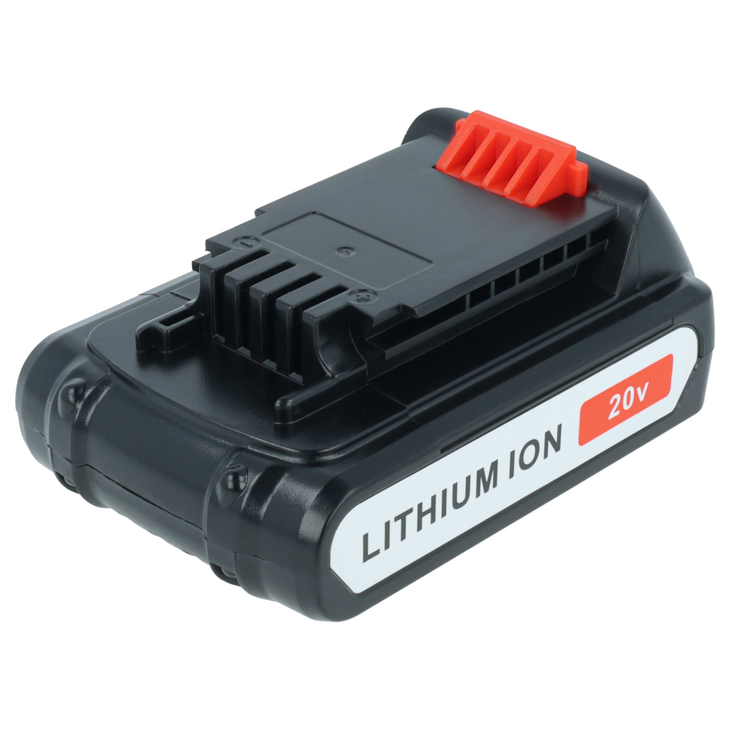 3x Battery replaces Black & Decker LBXR20, LBX20, LB20, LB2X4020 Electric Power Tool - 2000 mAh, 20 V, Li-Ion