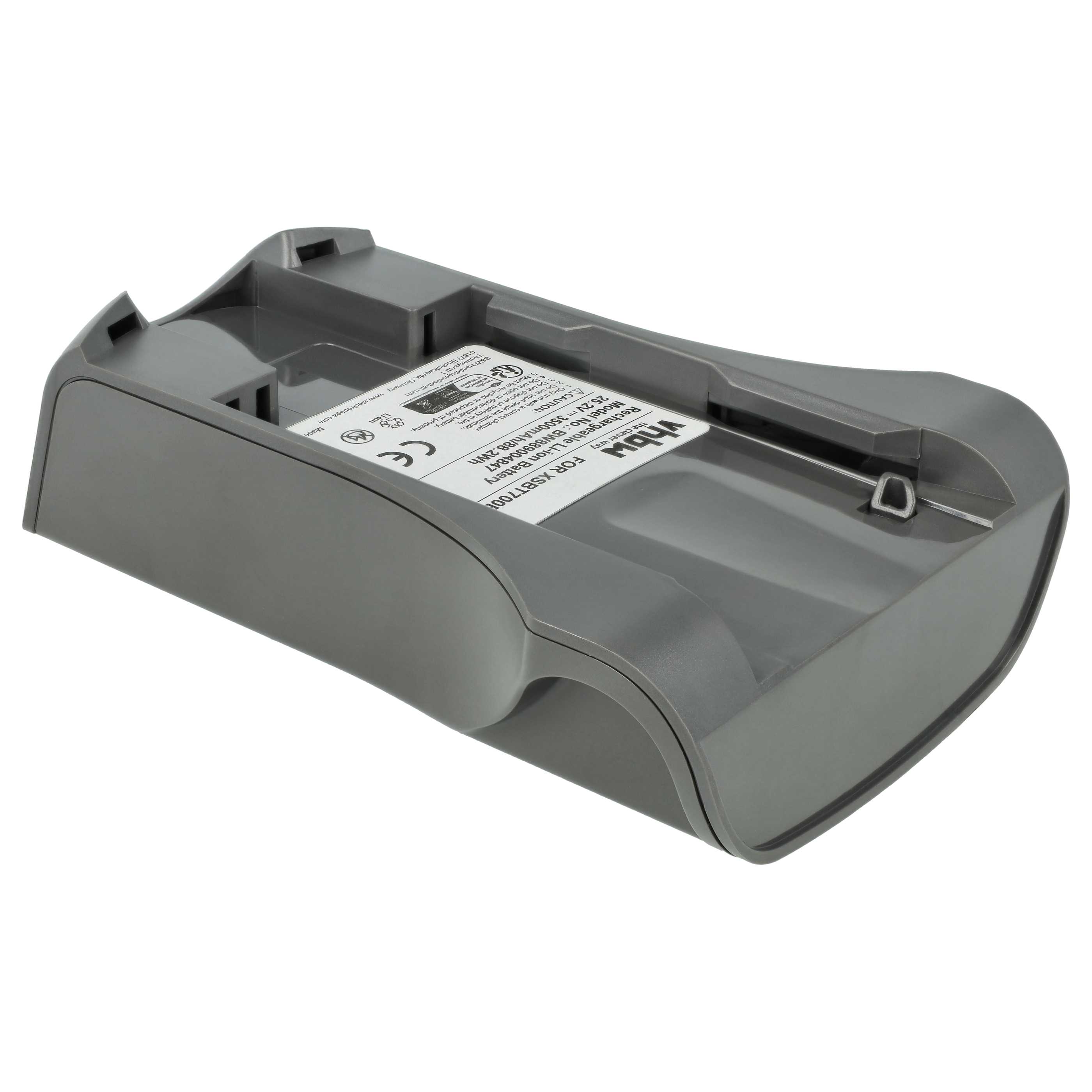 Battery replaces Shark XSBT700EU for Shark 3500mAh, 25.2V, Li-Ion