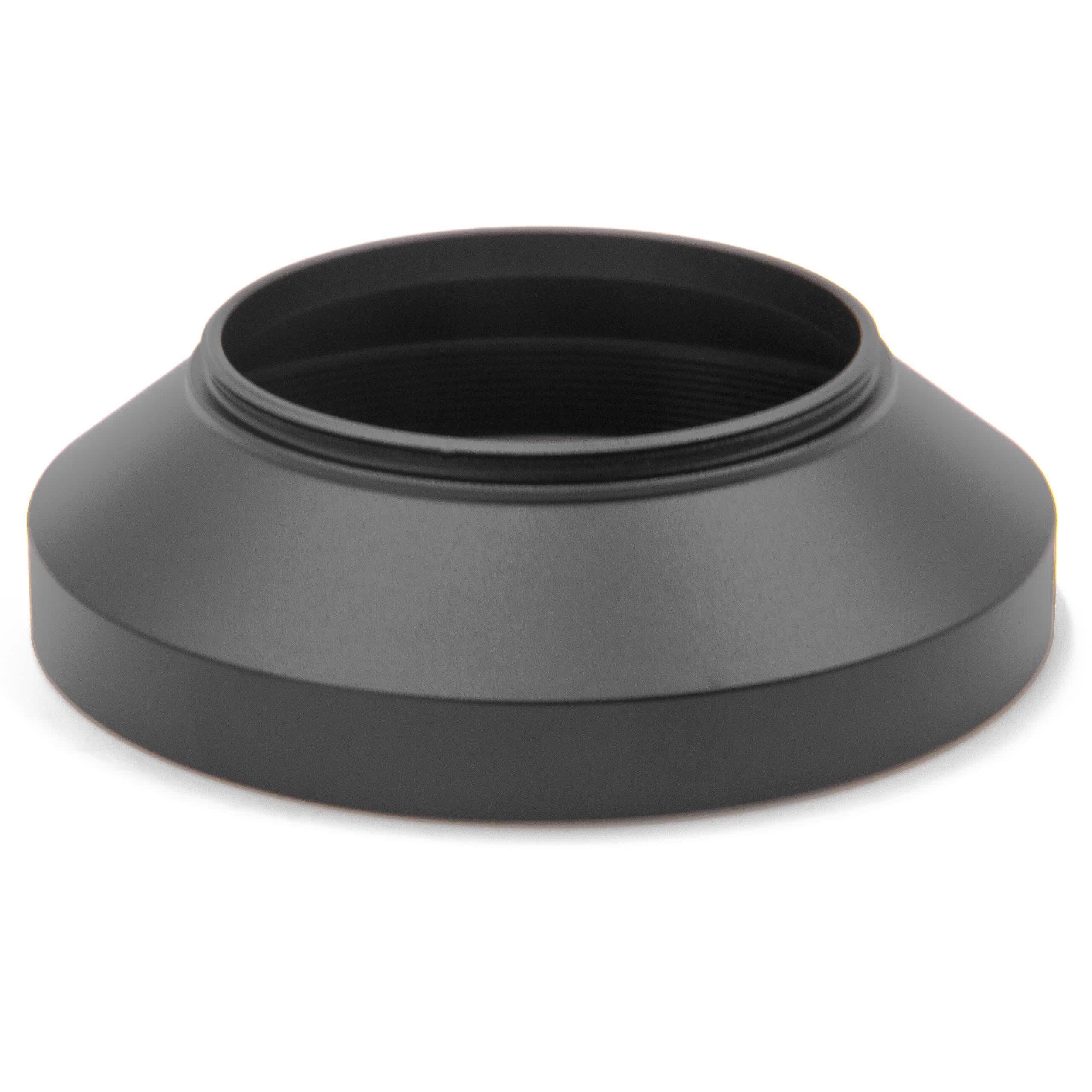 Lens Hood suitable for 49mm Lens - Wide-Angle Lens Shade Black, Round