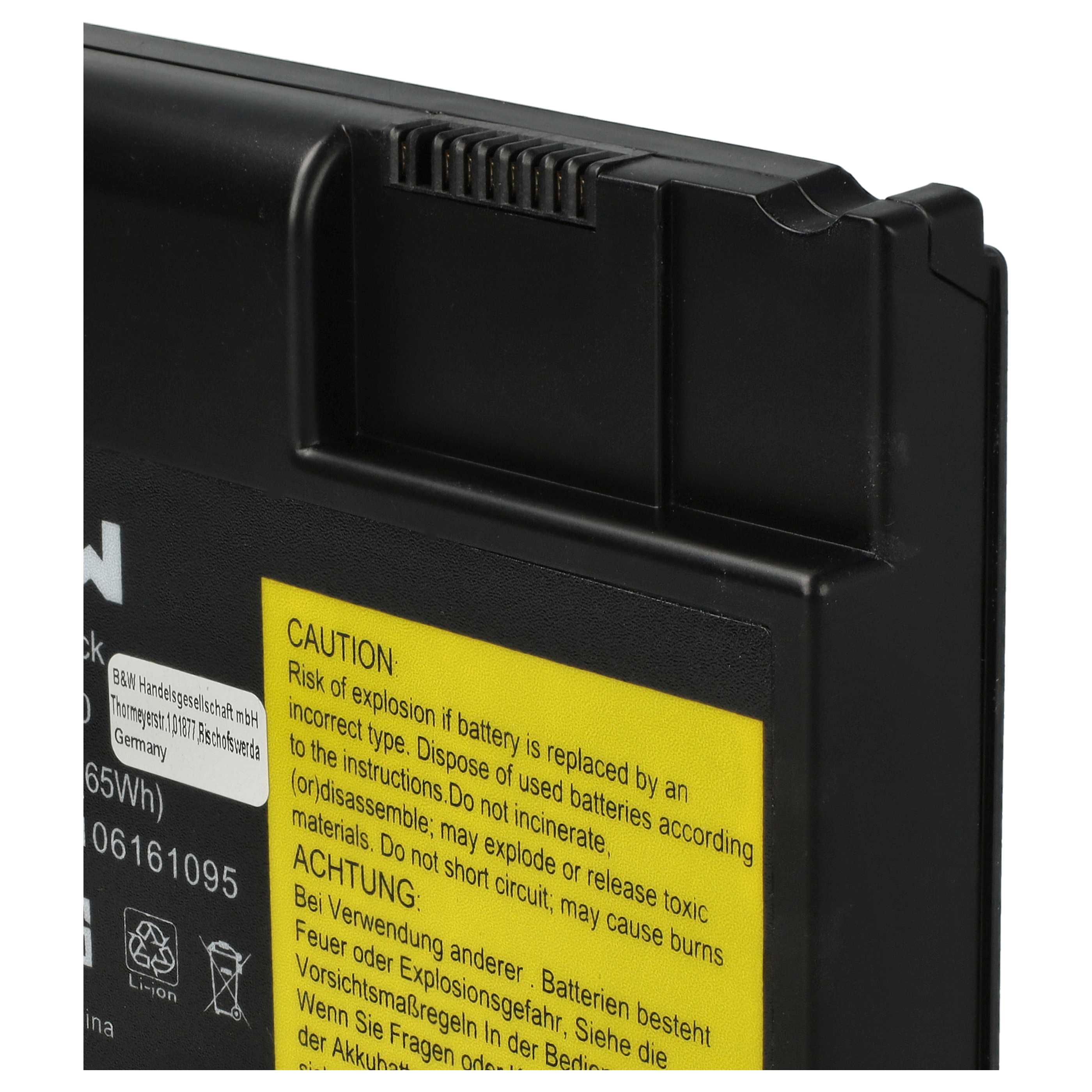 Akumulator do laptopa zamiennik BAT-30N, BAT30N3L, BT.A0101.001, BT.A0101.002 - 4400 mAh 14,8 V Li-Ion, czarny