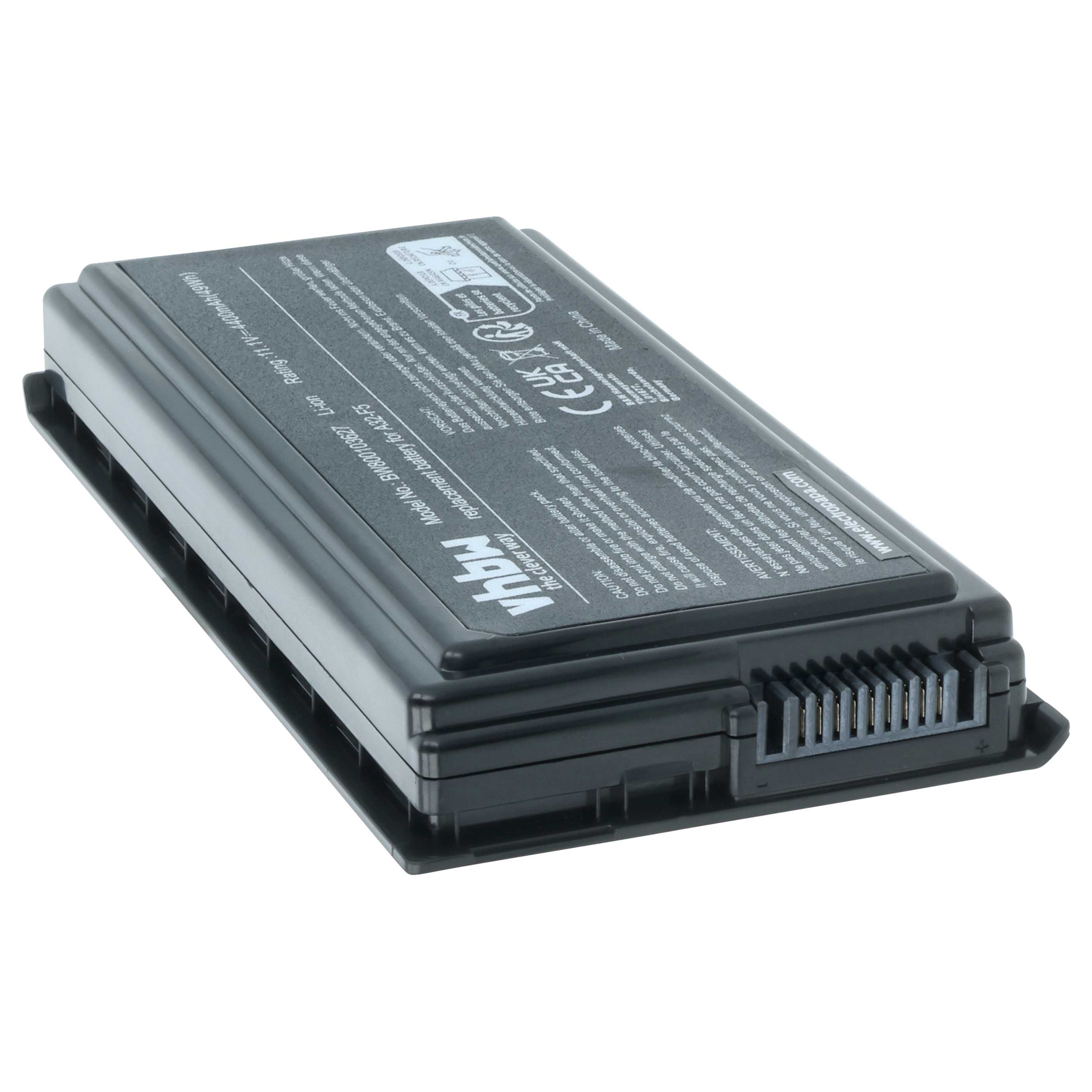 Batteria sostituisce Asus 70-NLF1B2000, 70-NLF1B2000Z, 70-NLF1B2000Y per notebook - 4400mAh 11,1V Li-Ion nero