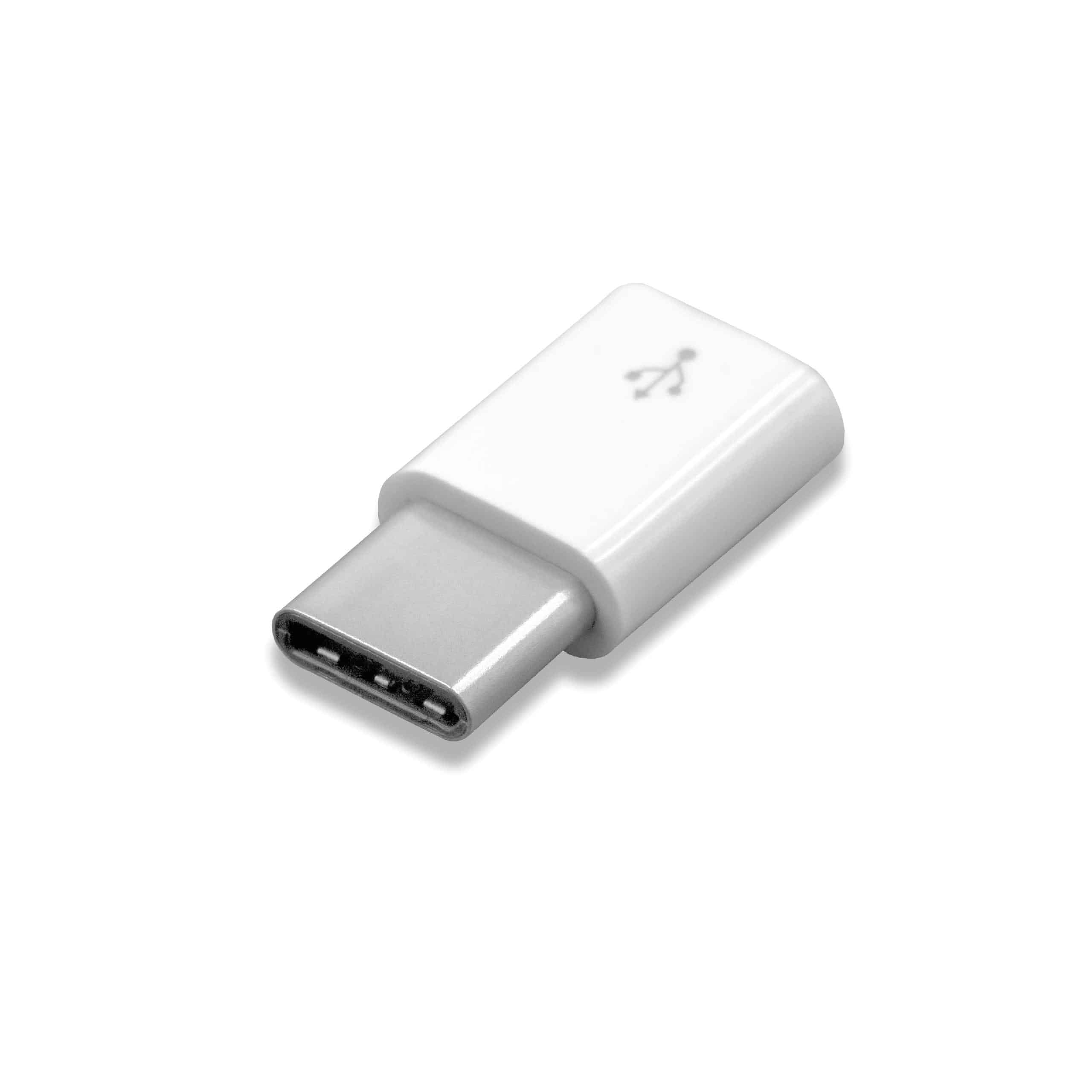 Adapteur OTG USB Type C (mâle) à Micro USB (femelle) pour smartphone, tablette, ordinateur portable