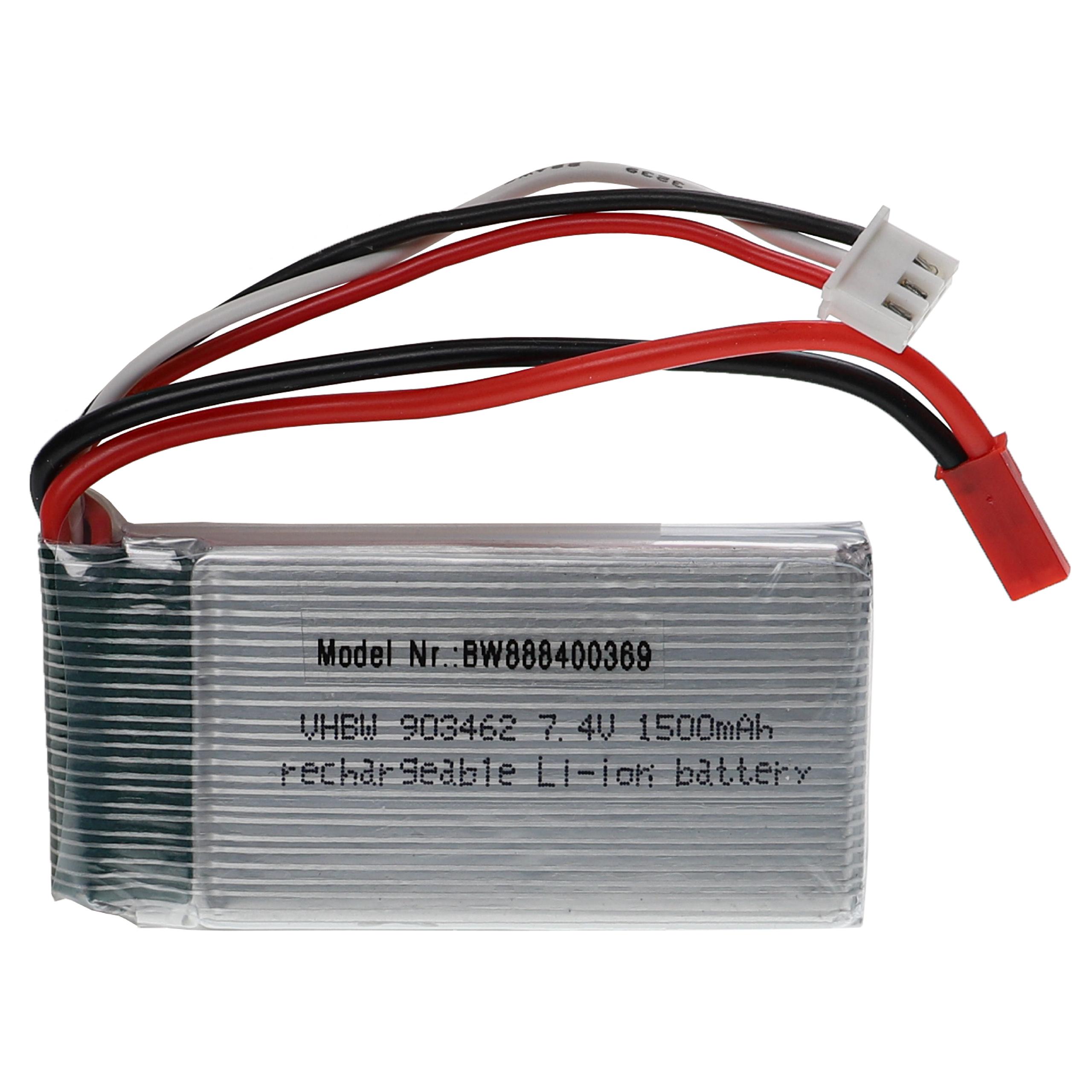 Batería para dispositivos modelismo - 1500 mAh 7,4 V Li-poli, BEC