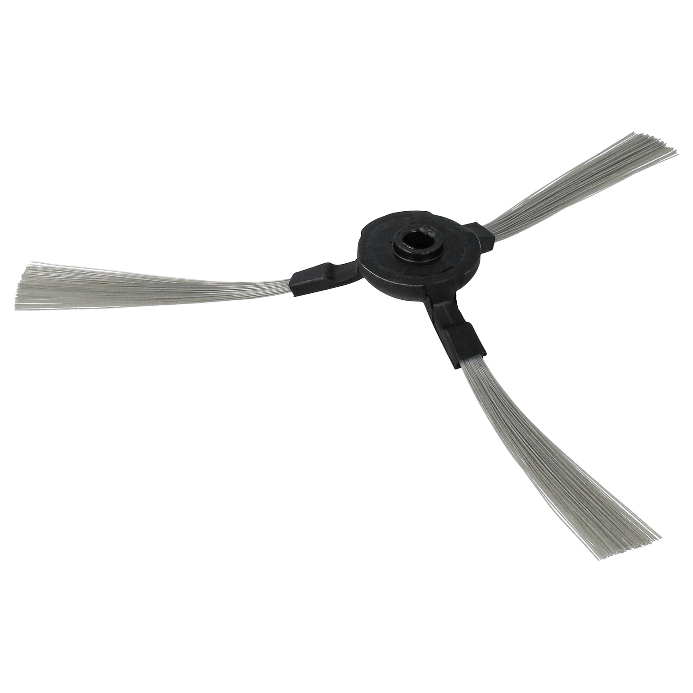 4x Side Brush suitable for Amtidy, Lilin Robot, Yoo Digital Iwip, Klarstein Robot Vacuum Cleaner etc. - 3-arme