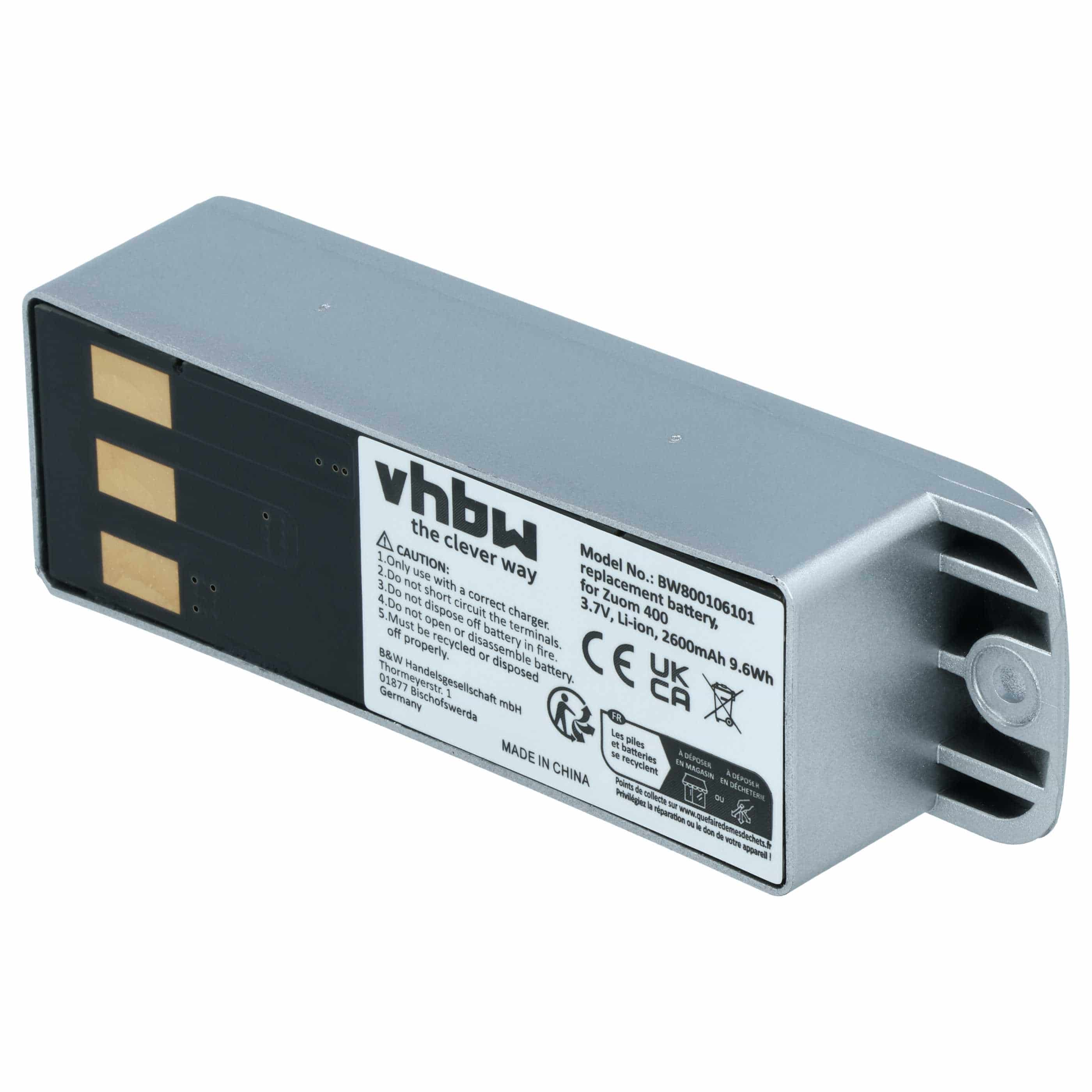 Akumulator do nawigacji GPS zamiennik Garmin 010-10863-00, 011-01451-00 - 2600 mAh 3,7 V Li-Ion