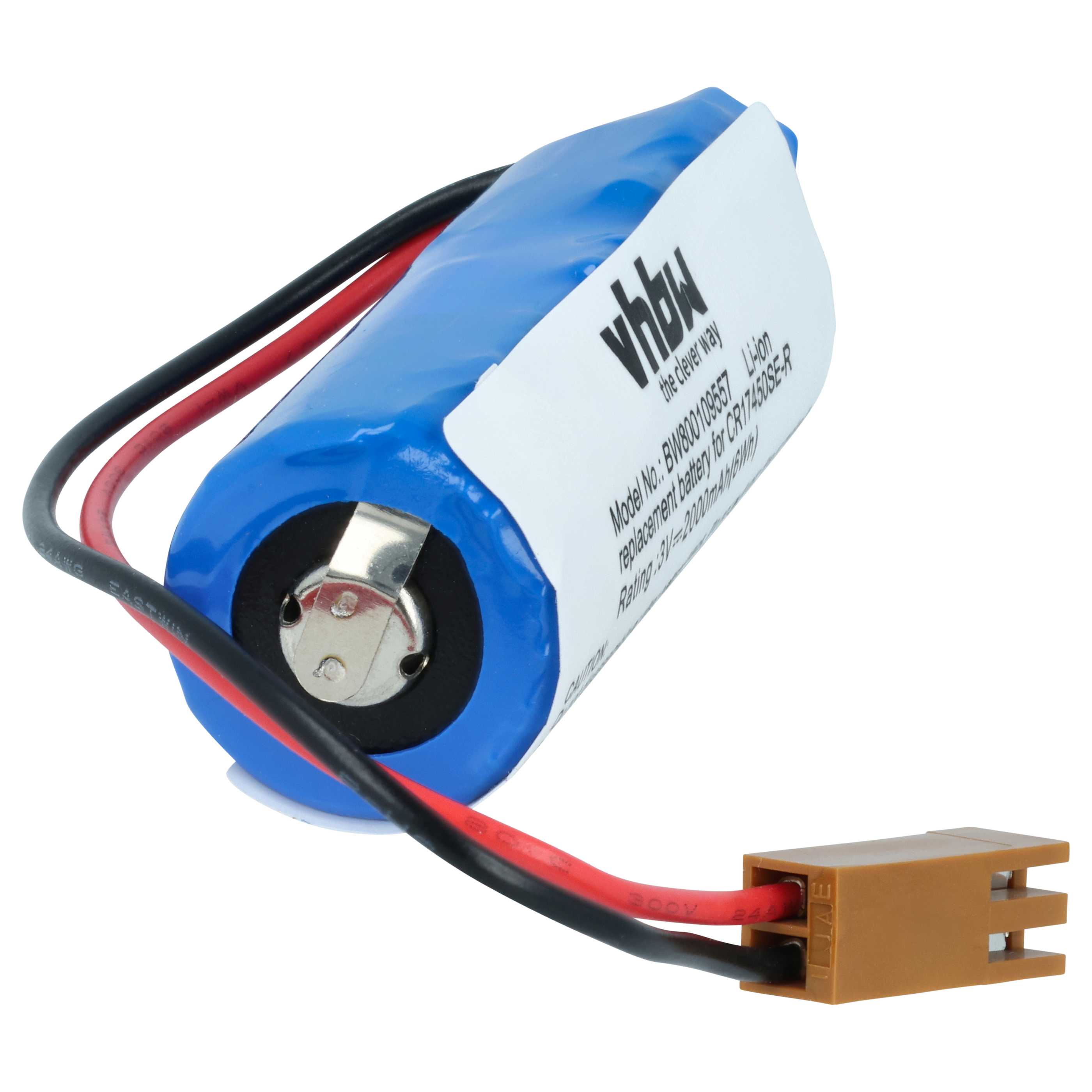 Industrial Controller Battery replaces A02B0200K102, A02B-0200-K102, CR17450ER-CX - 2000mAh 3V Li-Ion
