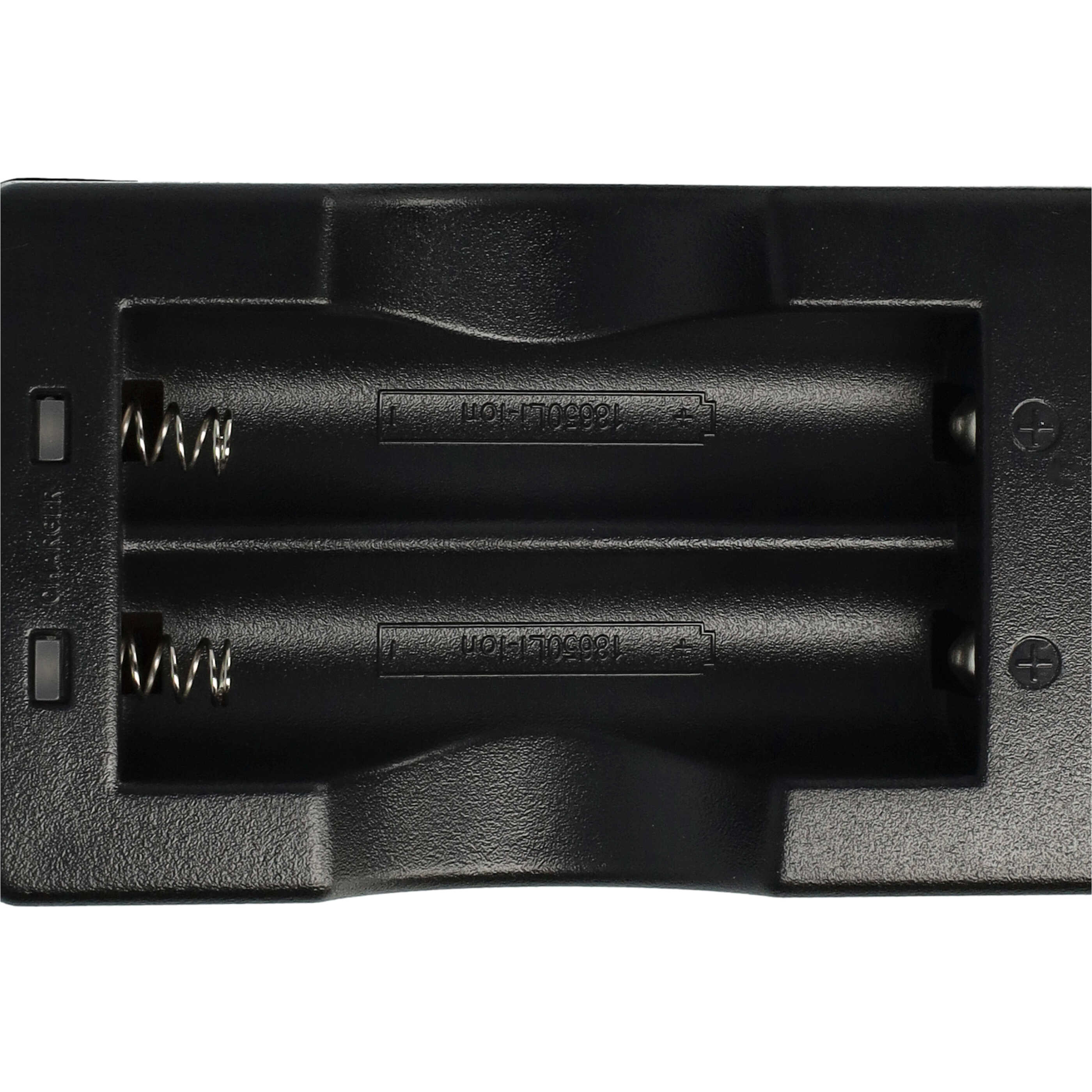 Cargador 2 compartimentos para baterías, celdas 17670, 18650 Li-Ion (3,7 V)