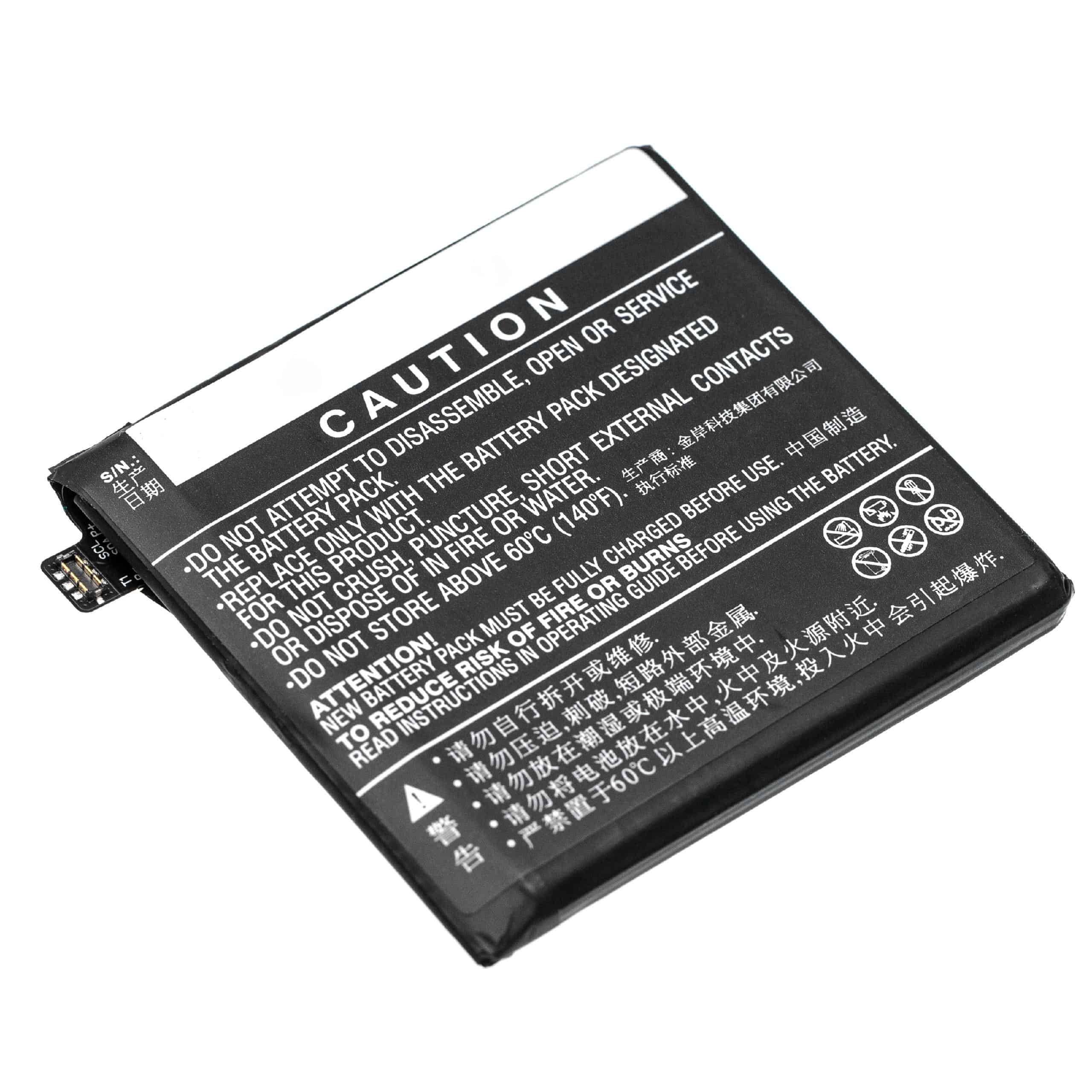 Batteria sostituisce OnePlus BLP699 per cellulare OnePlus - 3900mAh 3,85V Li-Poly