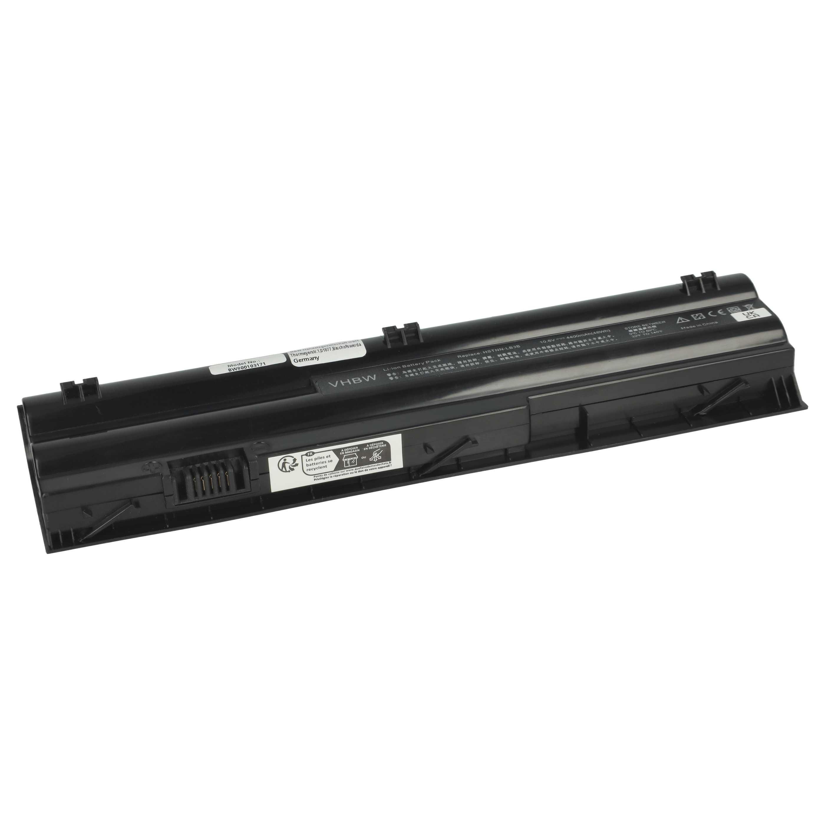 Akumulator do laptopa zamiennik HP 646755-001, 646657-251, 646657-241 - 4400 mAh 11,1 V Li-Ion, czarny