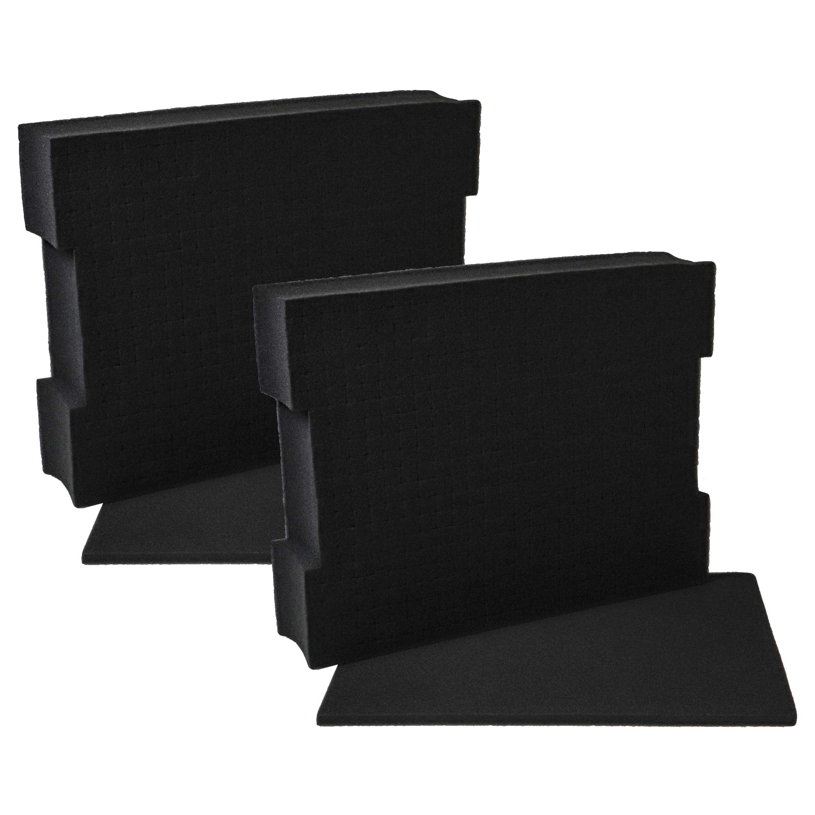2x Foam Insert with Base Panel replaces Bosch 1600A001S1, 1 600 A00 1S1 for Bosch Toolbox - foam