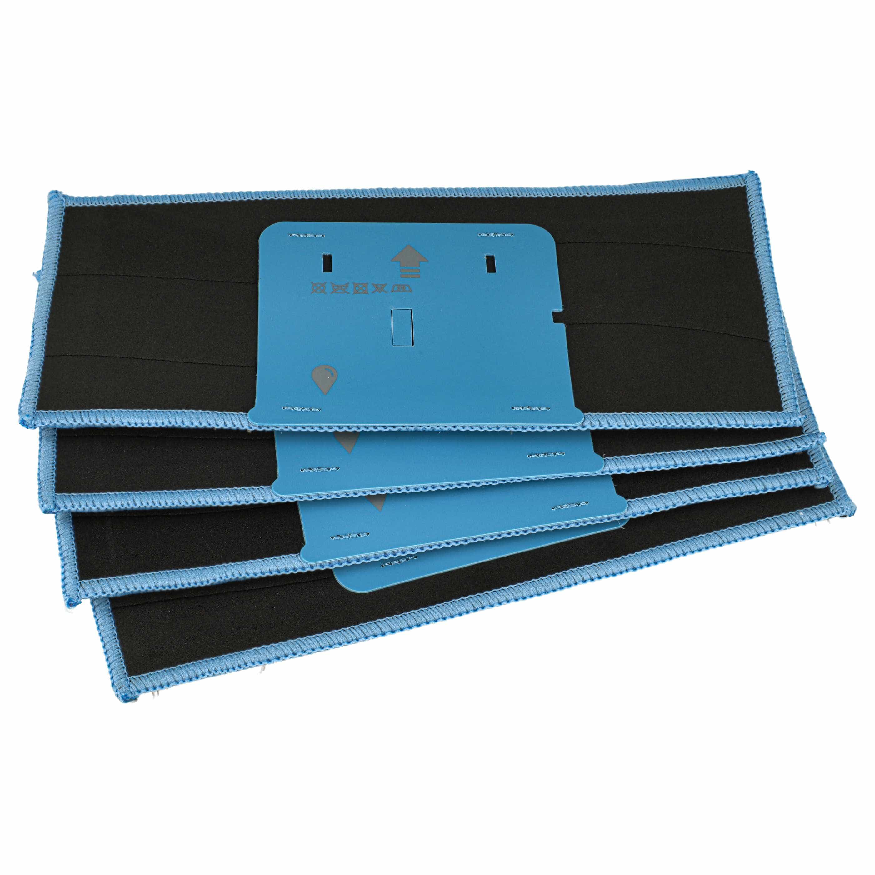 Cleaning Cloth Set (4 Part) suitable for iRobot Braava Jet M6, M6134 Robot Vacuum - plastic