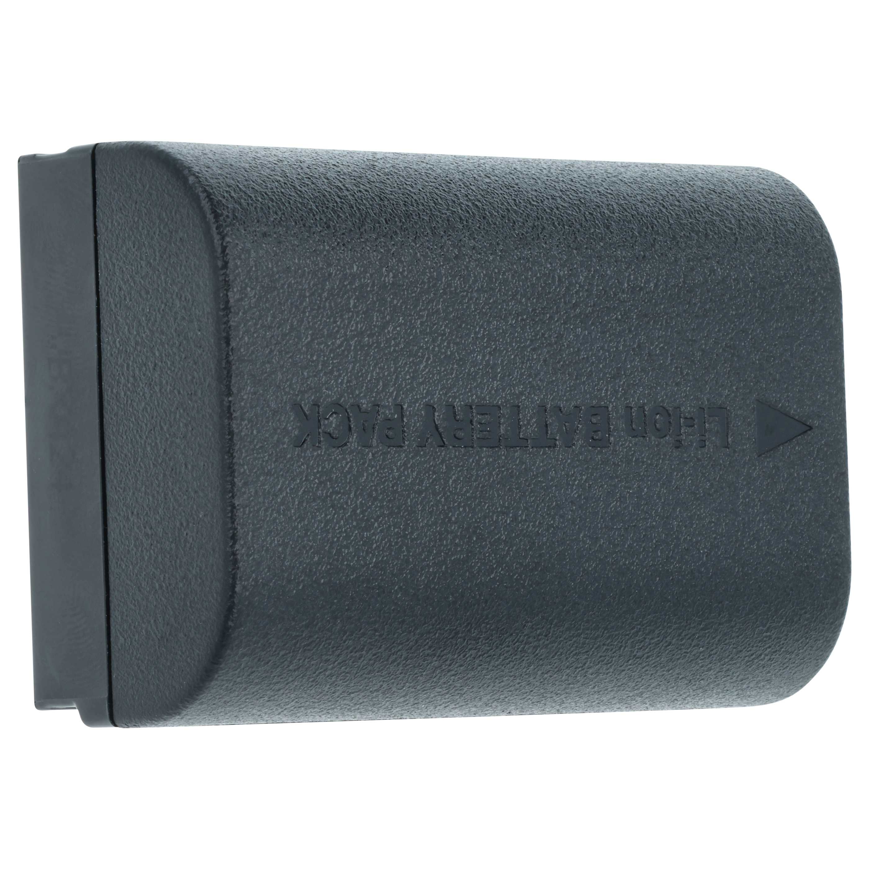 2x Battery replaces Canon LP-E6N - 1300mAh, 7.2V, Li-Ion with Info Chip