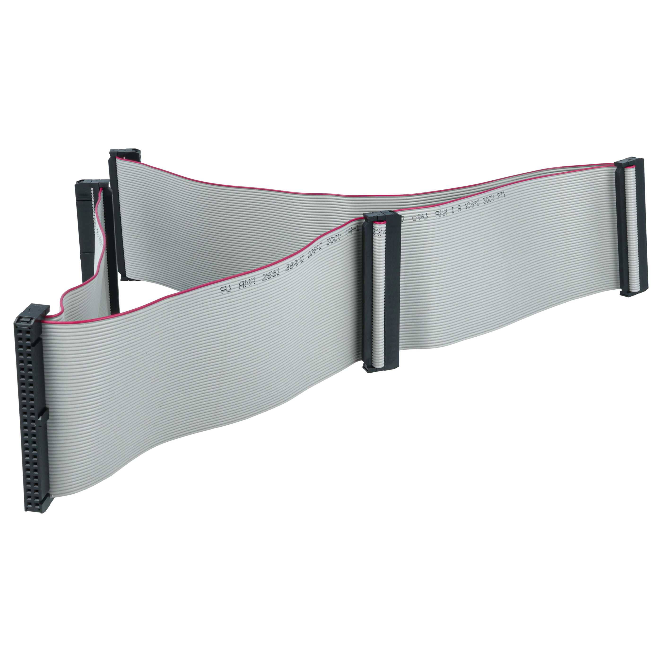 SCSI Flat Ribbon Cable for Indoor Installation of 5 SCSI Devices - 50 Pin, 75 cm