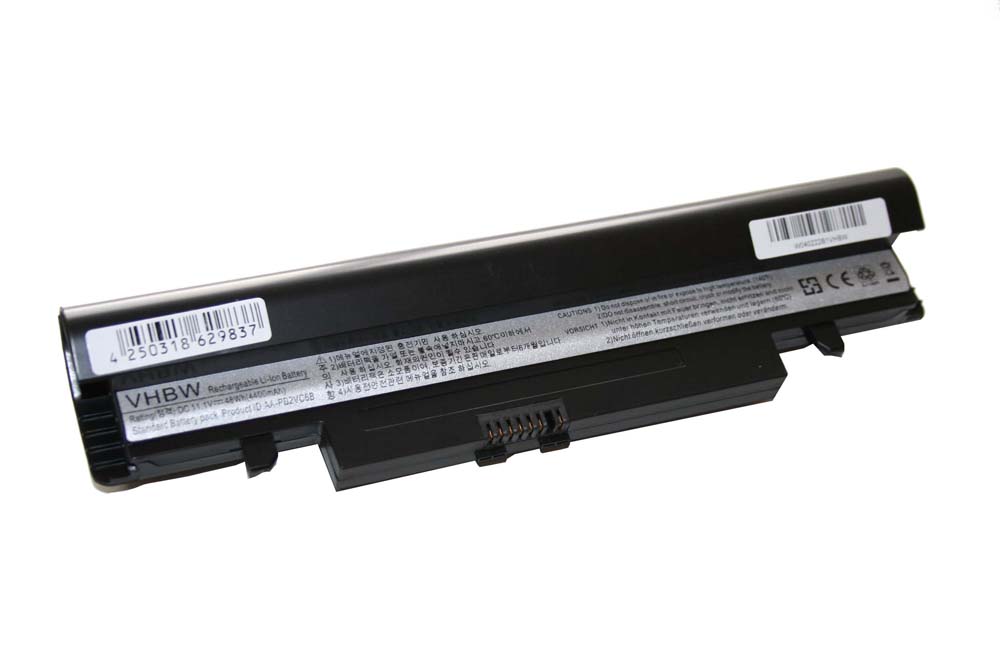 Notebook Battery Replacement for Samsung AA-PB2VC6B, AA-PL2VC6B, AA-PB2VC6W - 4400mAh 11.1V Li-Ion, black