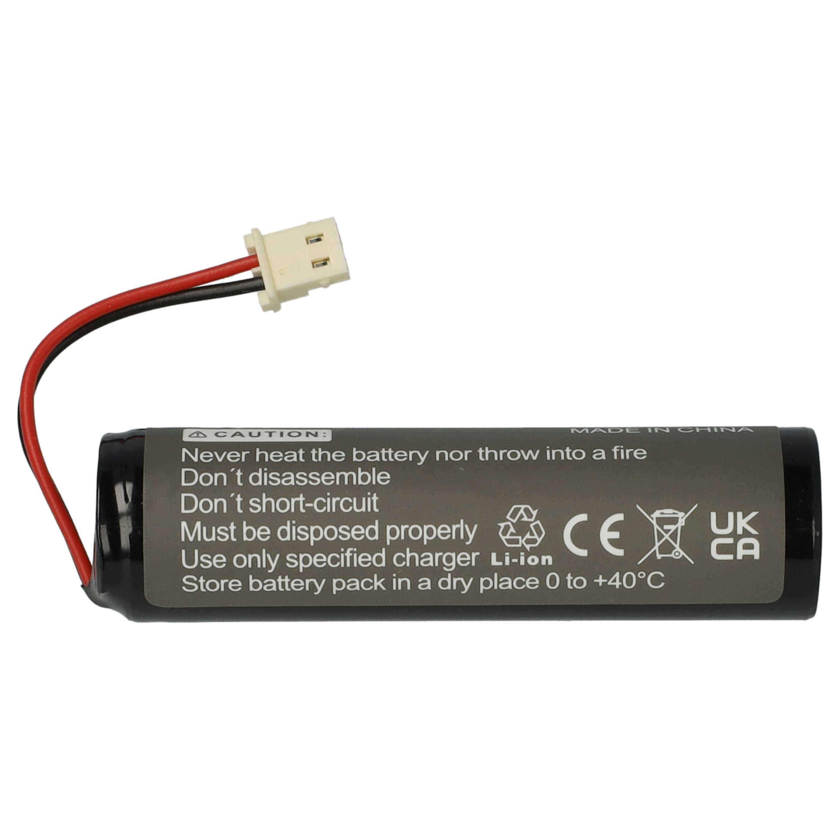 Batteries (2x pièces) remplace BATT20L pour radio - 2600mAh 3,7V Li-ion