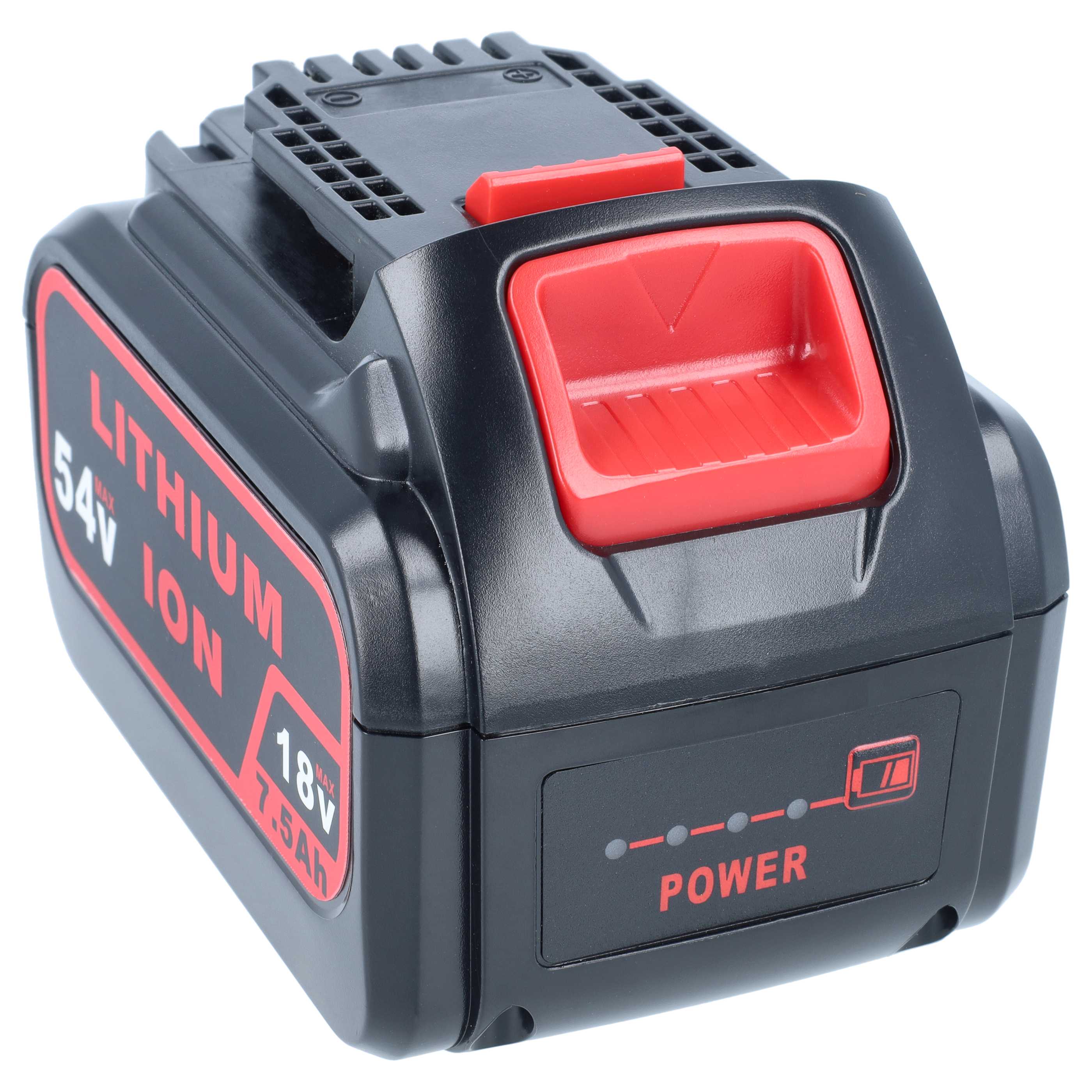 Akku 54V als Ersatz für Dewalt DCB548, FlexVolt, DCB546, DCB547 - 2500mAh, Li-Ion