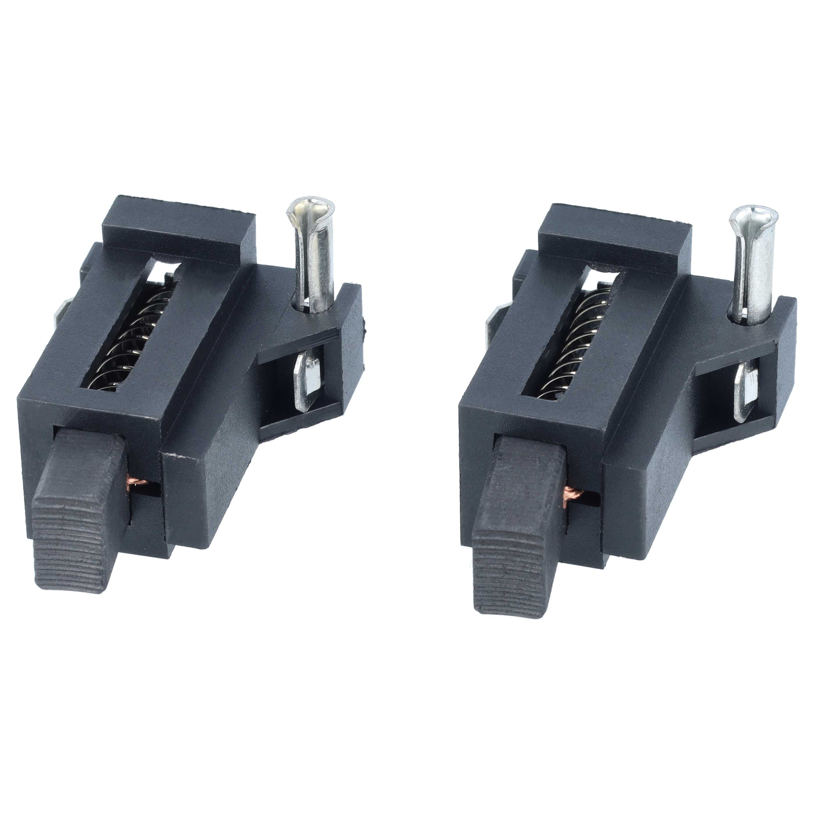 2x Kohlebürste als Ersatz für Bosch 2610992427, 2610993157 für Elektrowerkzeug - 9,67 x 9,5 x 6,3mm