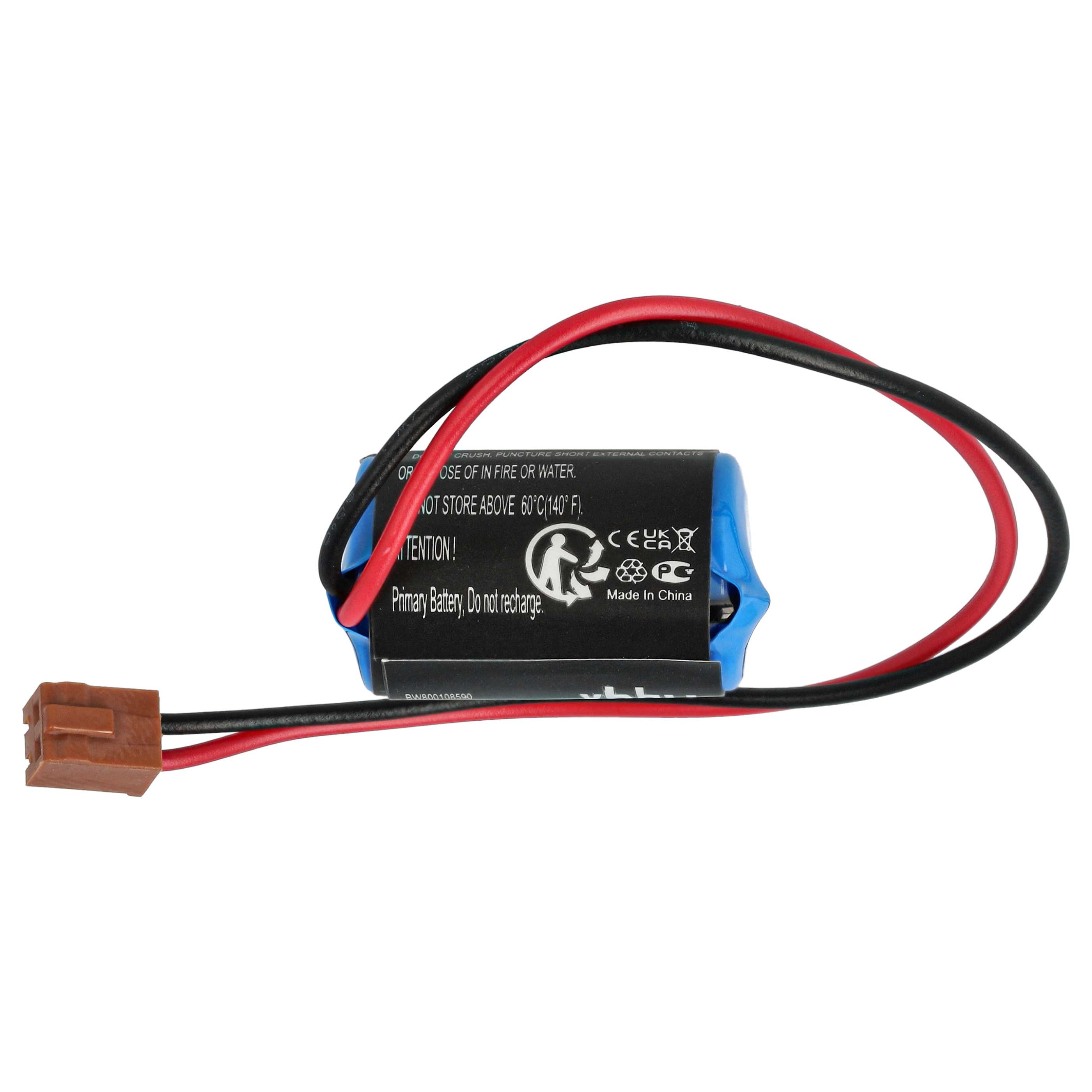 2x Akumulator do PLC programowalnego sterownika zamiennik Omron CPM2A-BAT01 - 1000 mAh 3,6 V Li-Ion