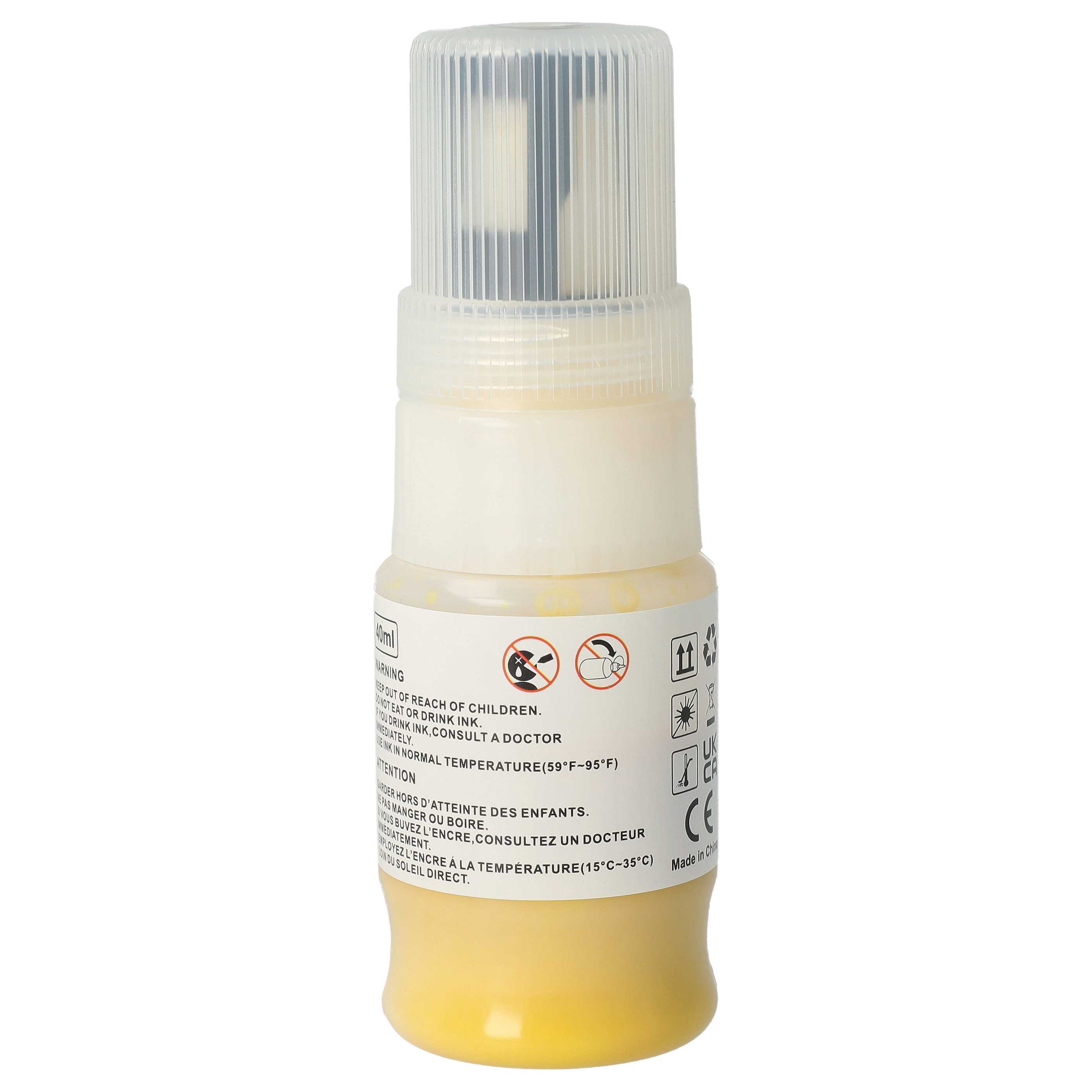 Nachfülltinte Gelb als Ersatz für Canon 6291C001, GI-55Y für Canon Drucker - Pigmentiert, 40ml