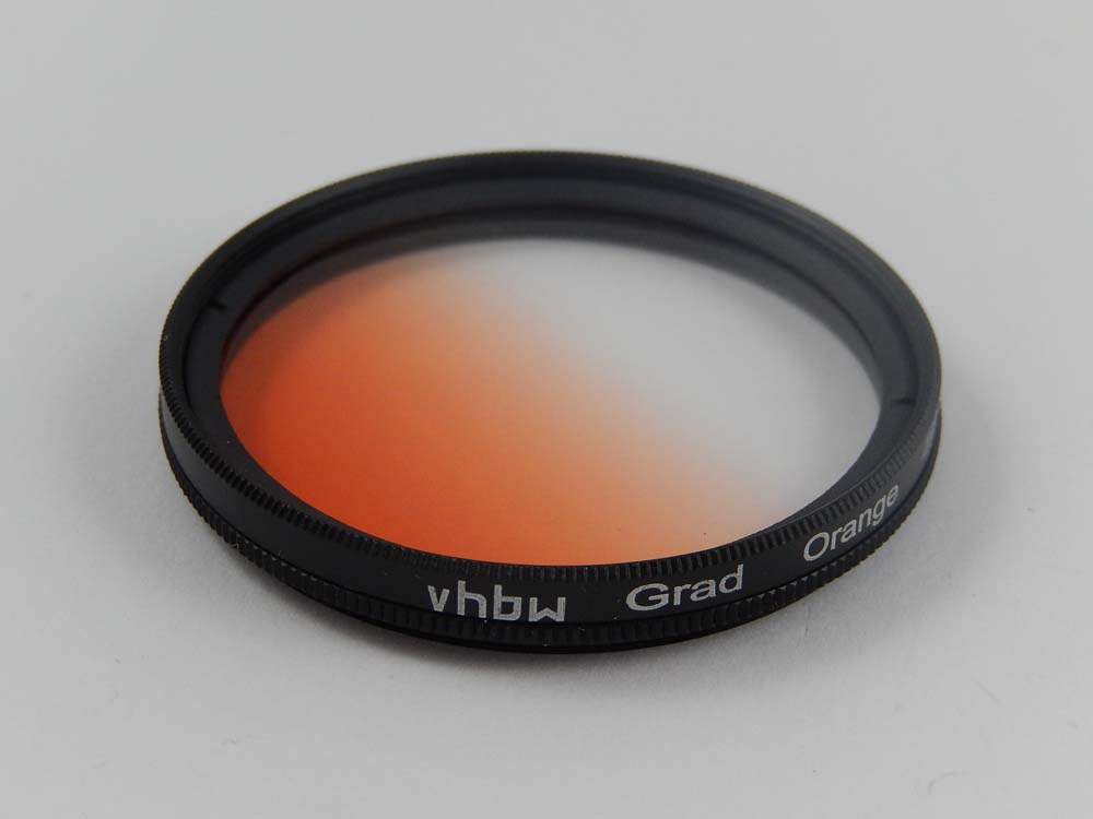 Filtr połówkowy pomarańczowy 77mm na obiektyw do różnych aparatów - filtr gradientowy