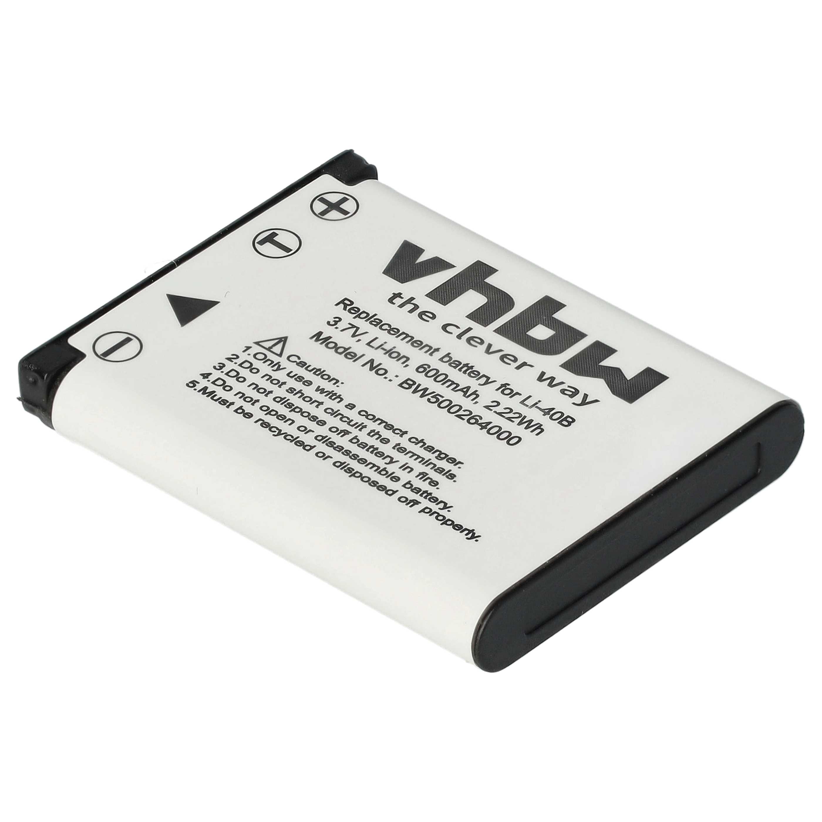 1x station de charge, 1x câble d'alimentation, 1x batterie pour caméra Bosch, Praktica, Fujifilm, Leica