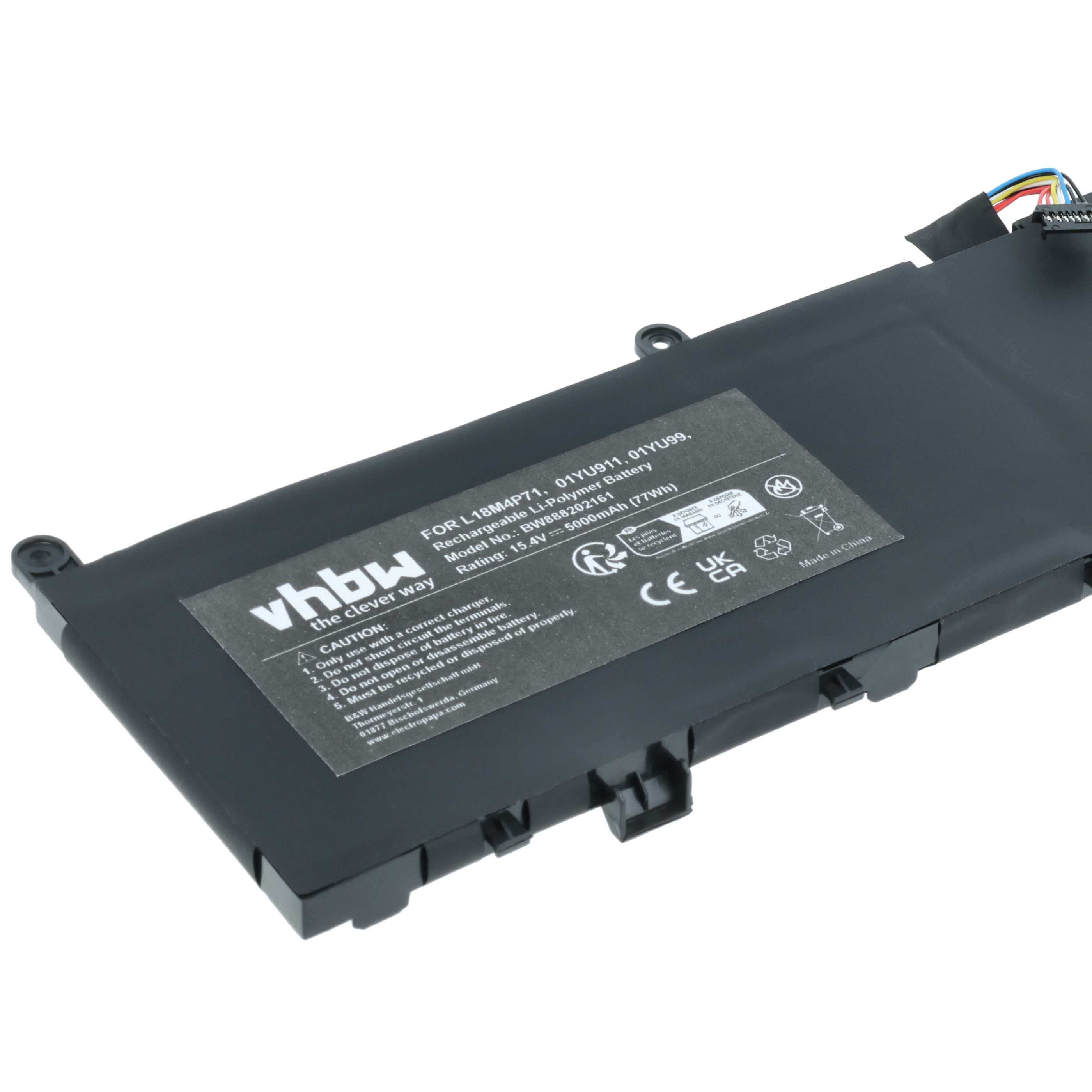 Akumulator do laptopa zamiennik Lenovo L18M4P71, 5B10W13900, 01YU99, 01YU911 - 5000 mAh 15,4 V LiPo