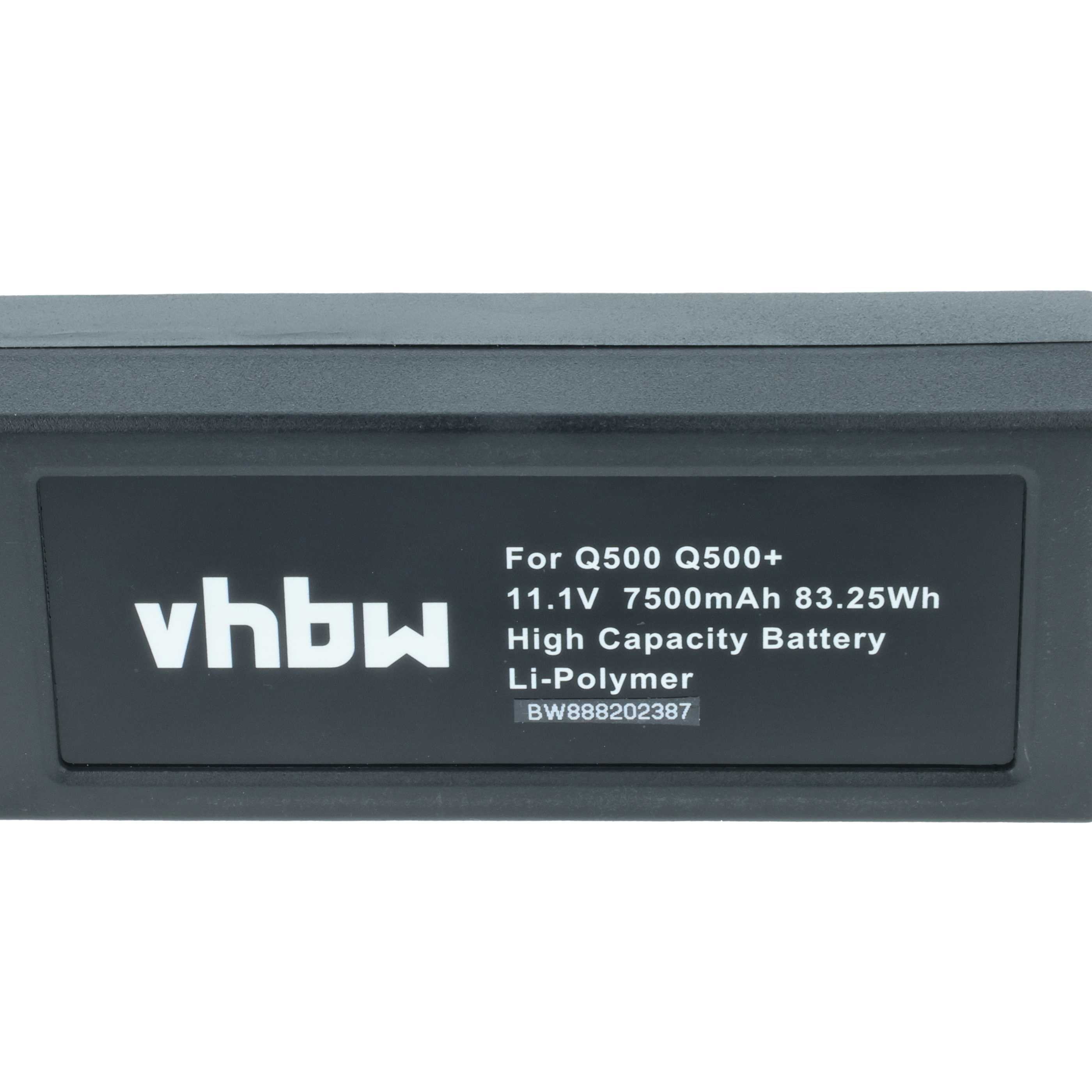 Batterie remplace Yuneec YUNQ500105 pour drone Yuneec- 7500mAh 11,1V Li-polymère