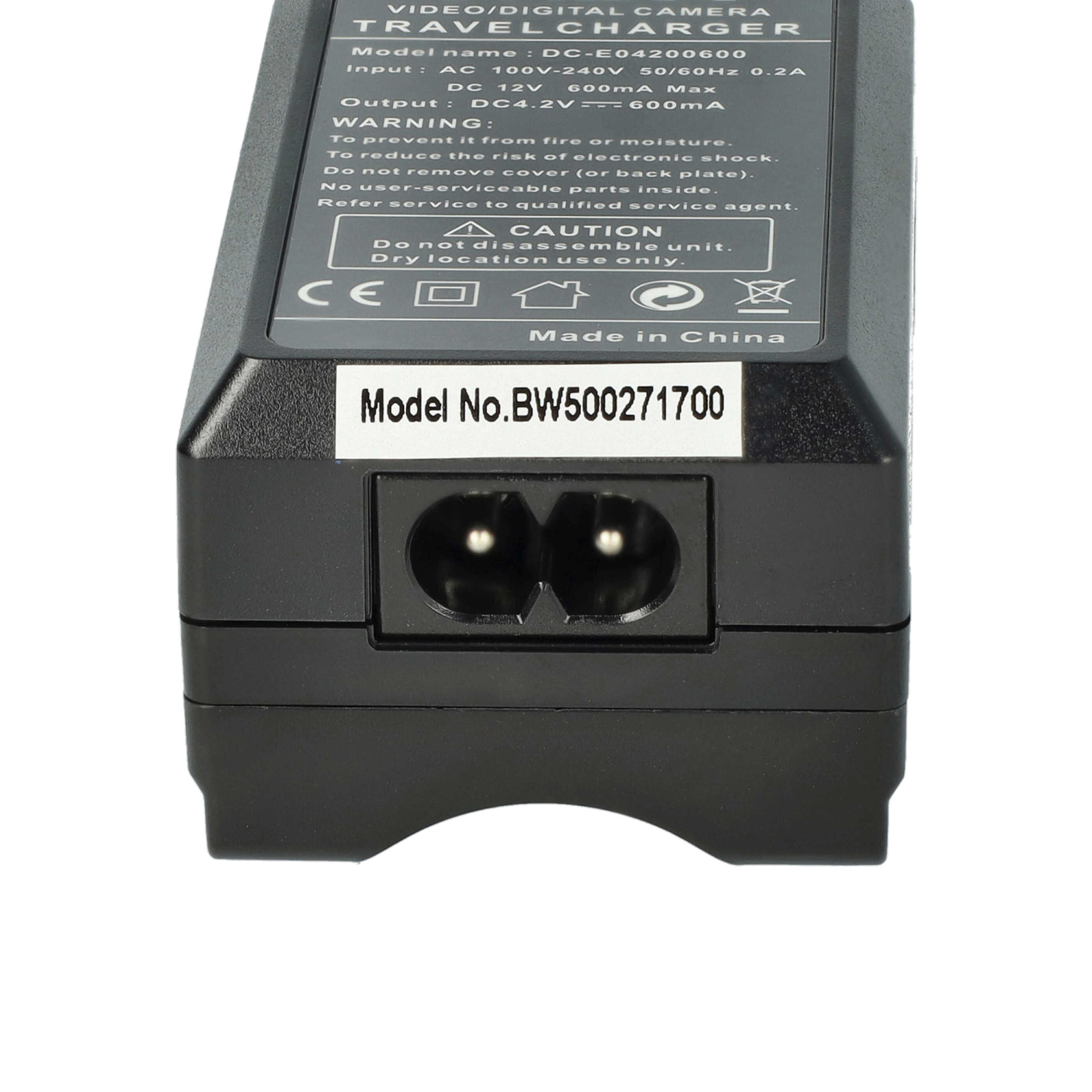 Battery Charger suitable for Creative Vado HD Pocket Video Cam Camera - 0.6 A, 4.2 V