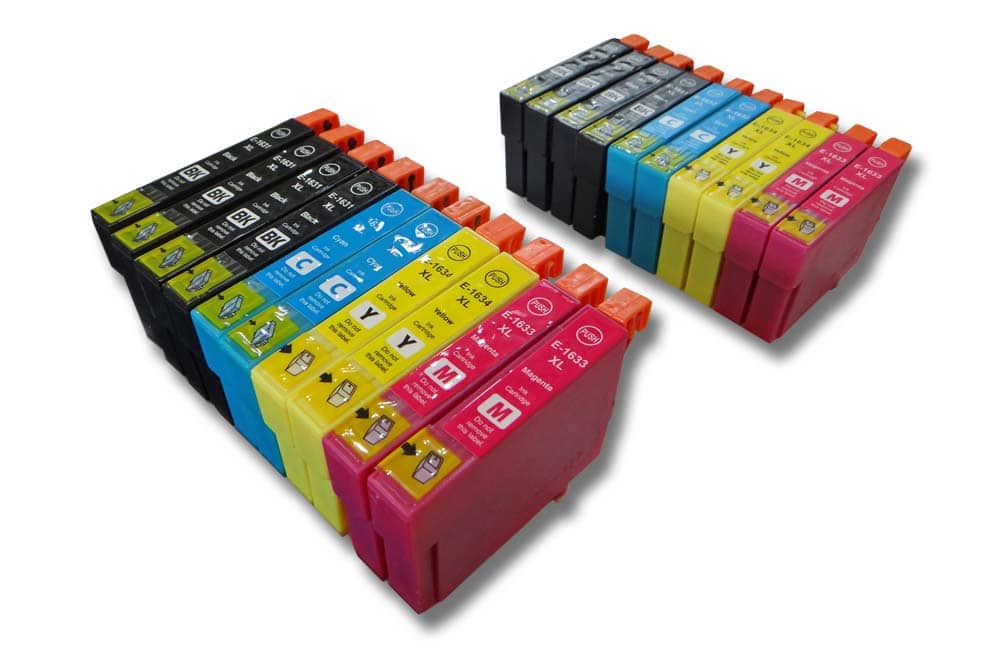 20x Cartouches remplace Epson T1631, T1631XL, T1632, T1632XL, T1633, T1633XL, T1634, T1634XL pour imprimante
